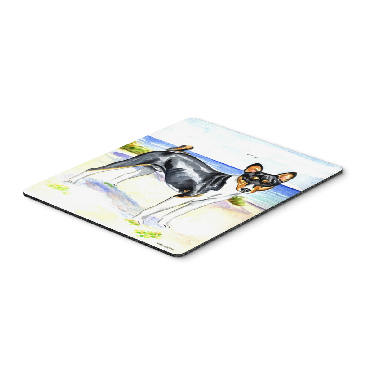 Caroline'S Treasures Mouse/Hot Pad/Trivet, Tricolor Basenji At The Beach (7109Mp)
