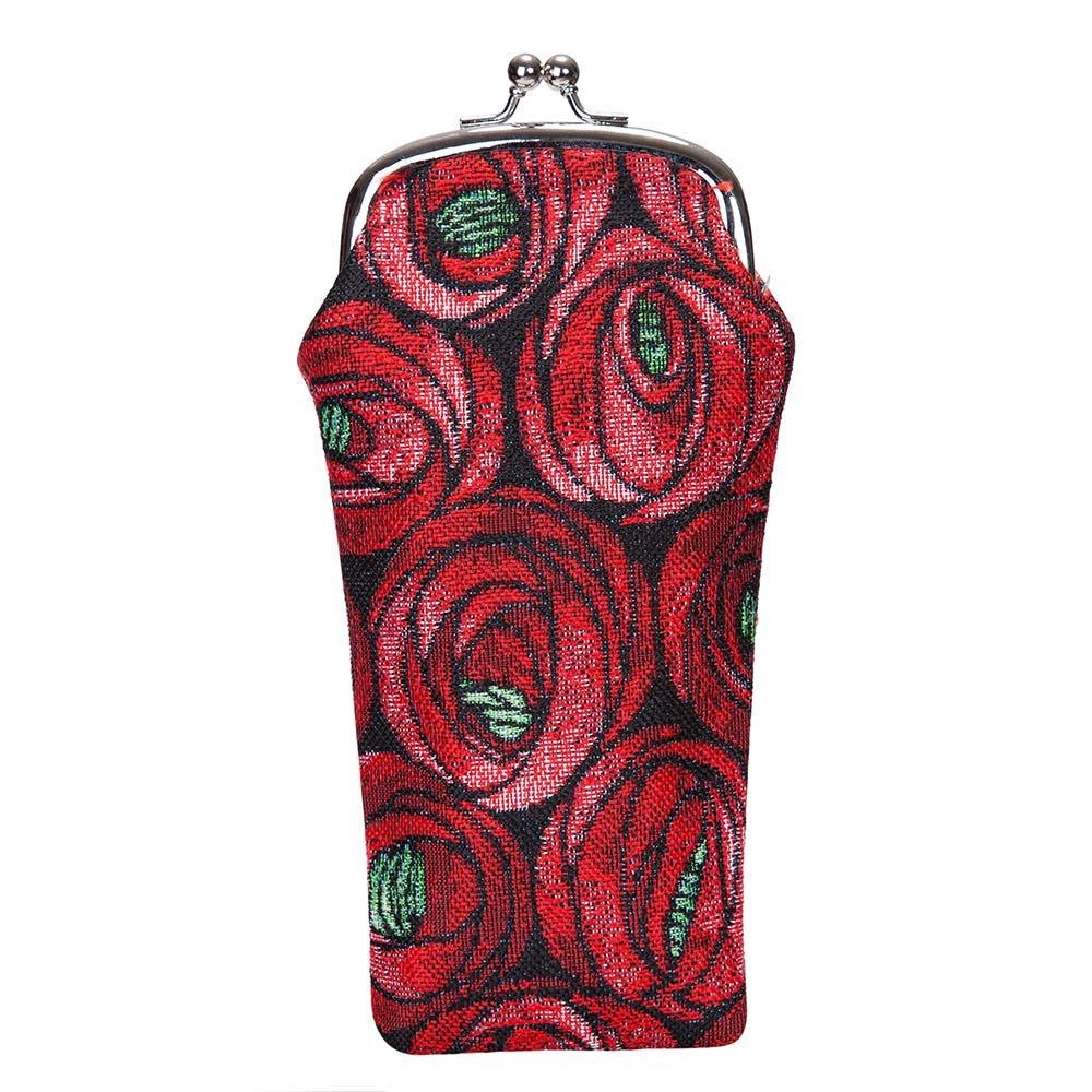 Rennie Mackintosh Rose And Teardrop Glasses Sunglasses Pouch Case