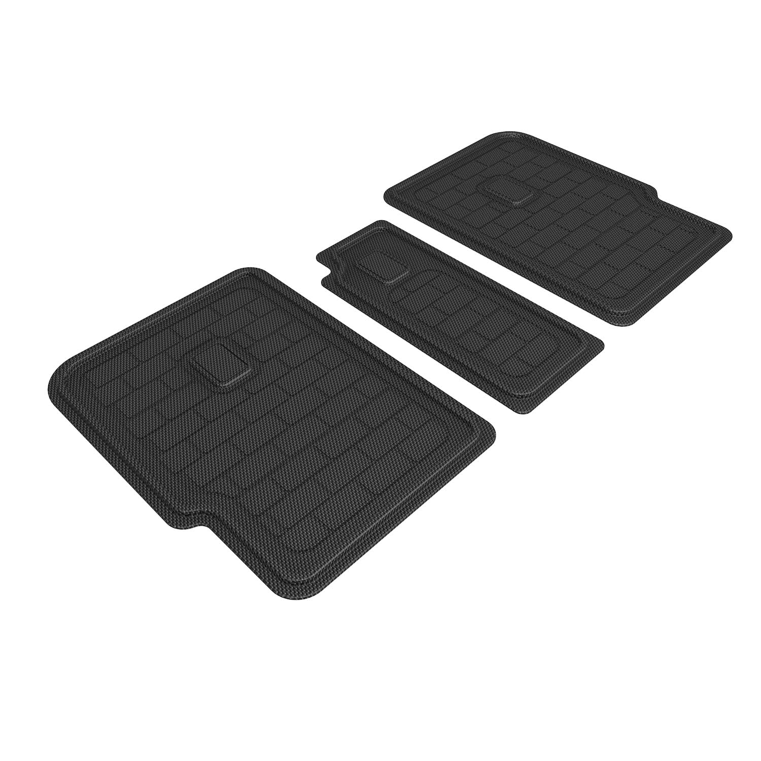 3D MAXpider Compatible with RIVIAN R1S 2022-2026 KAGU BLACK 2ND ROW SEATBACK PROTECTOR