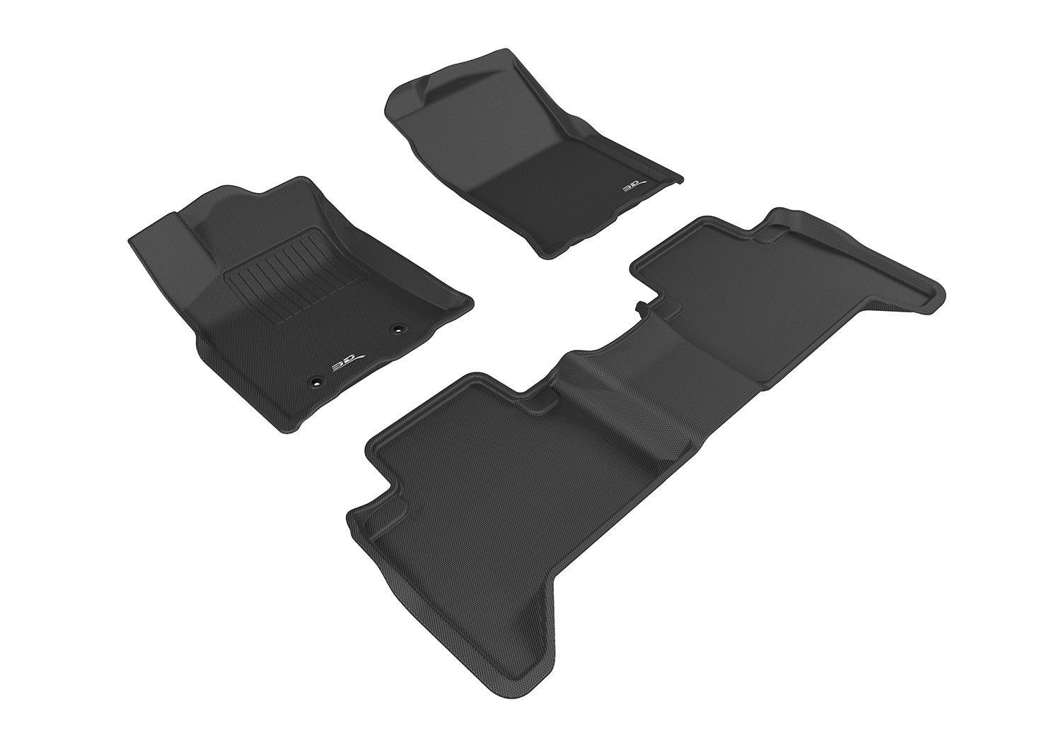 3D MAXpider TOYOTA TACOMA DOUBLE CAB 2016-2017 KAGU BLACK R1 R2 (PASSENGERS SIDE NO RETENTION)