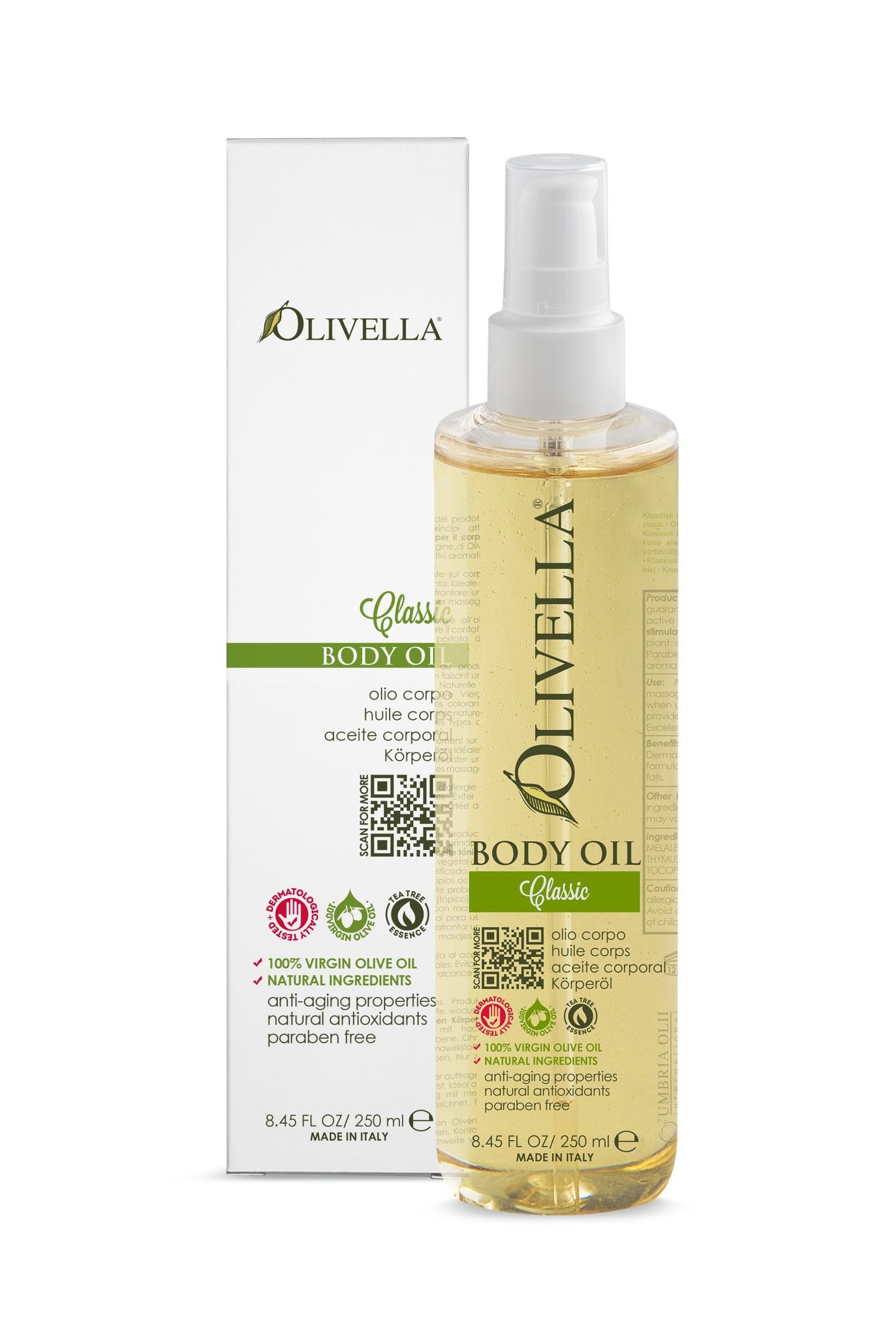Olivella Body Oil  (250 ml) -Classic