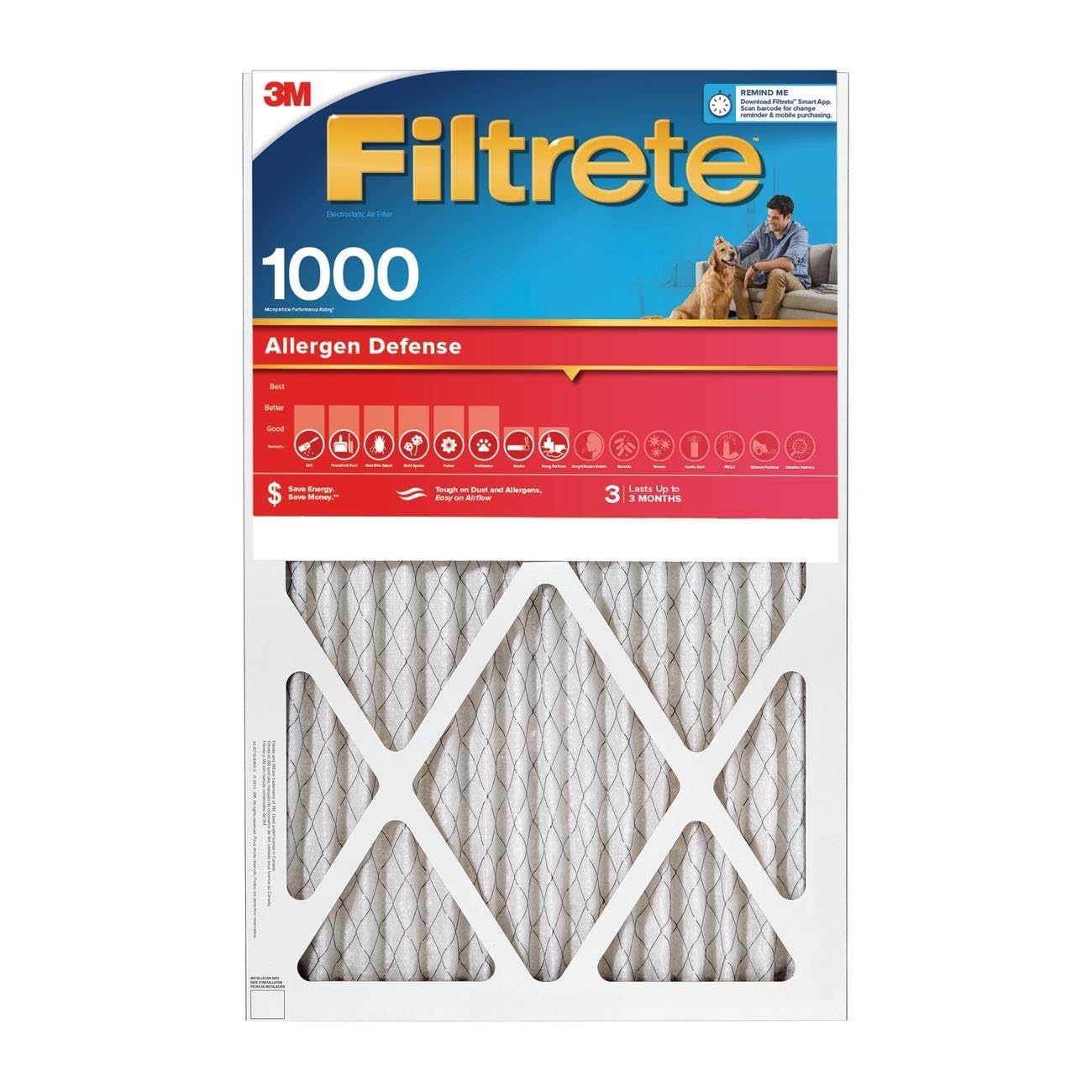 FILTRETE MICRO2PK14X20X1 (Pack of 3)