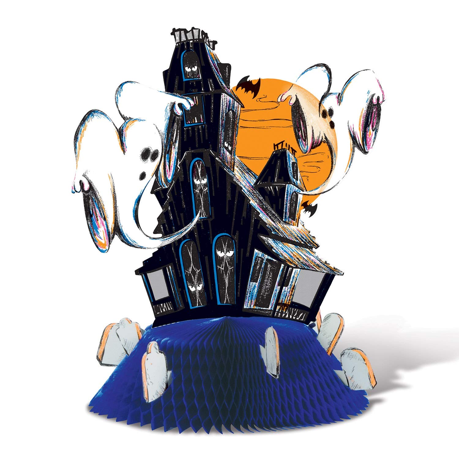 Vintage Halloween Centerpiece, (Pack of 12)