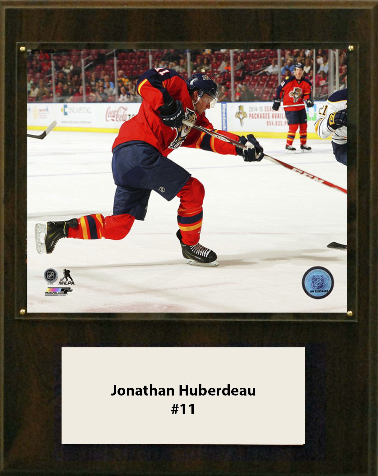 NHL 12x15″ Jonathan Huberdeau Florida Panthers Player Plaque
