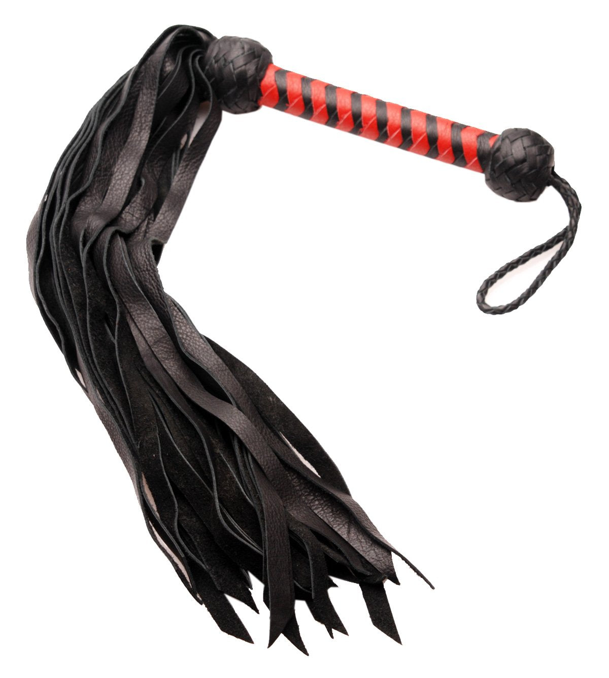 Strict Leather Premium Deerskin Flogger- Red