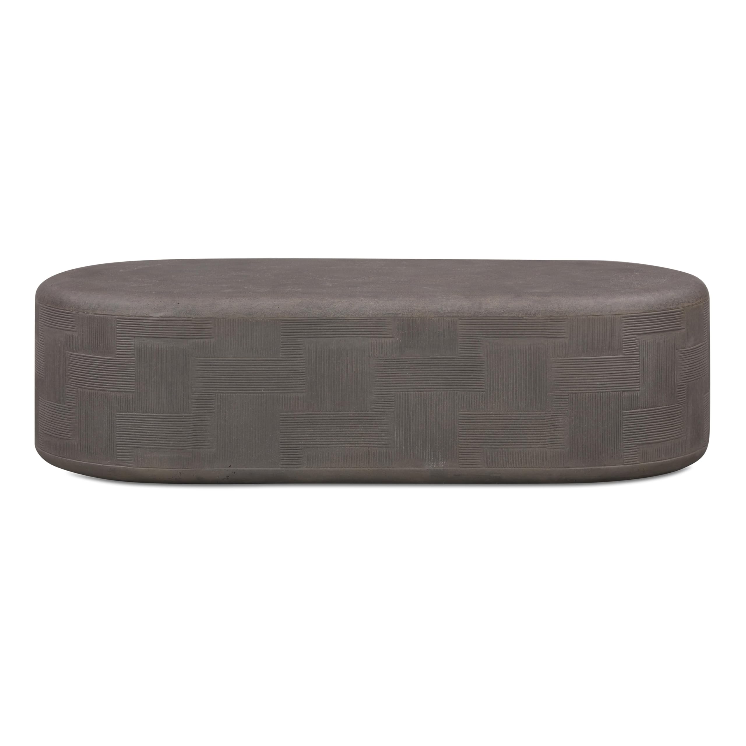 Suraya 55 Indoor/Outdoor Concrete Rounded Coffee Table
