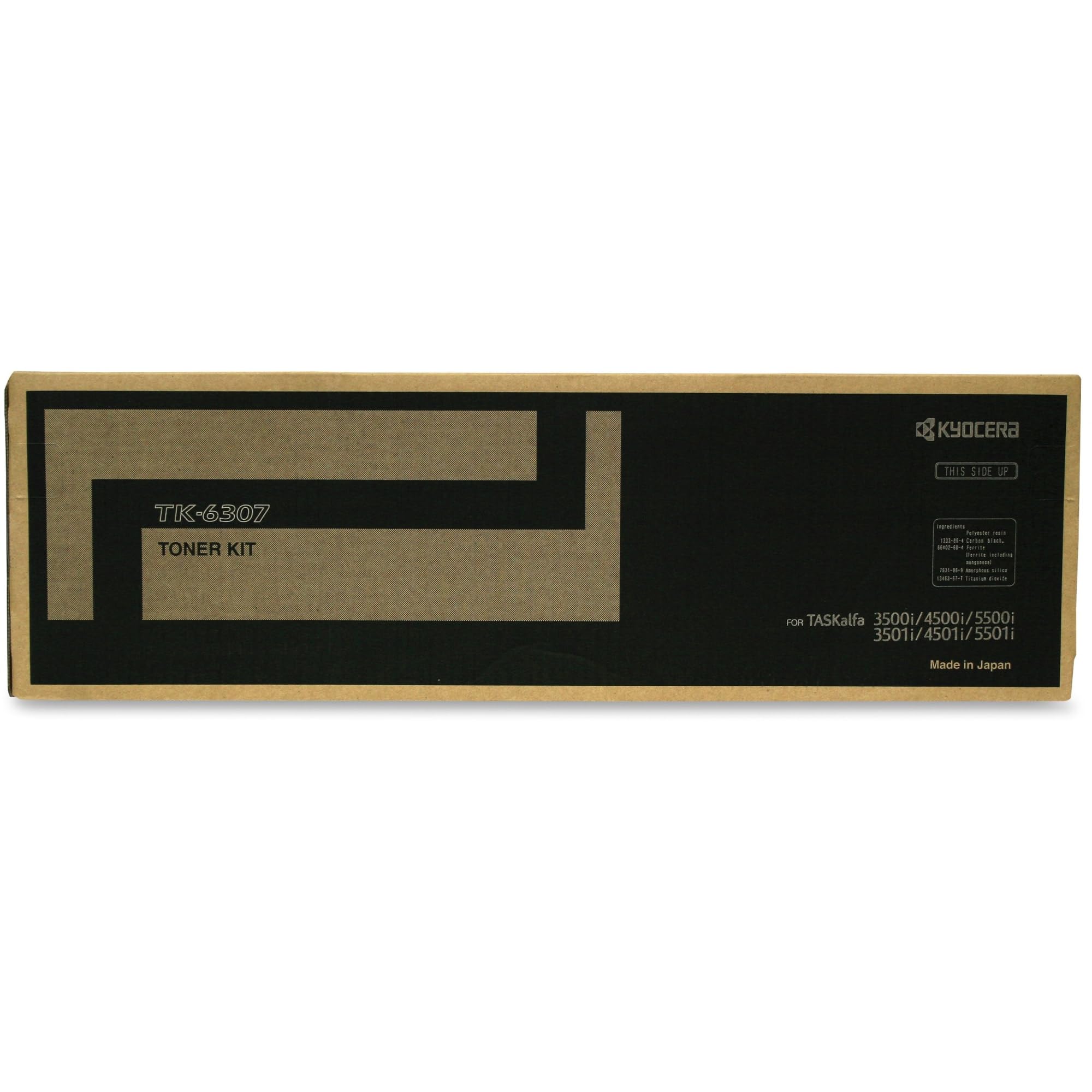 Kyocera Mita TK-6307 1T02LH0US0 TasKalfa 3500 3501 4500 4501 5500 5501 Toner Cartridge (Black) in Retail Packaging