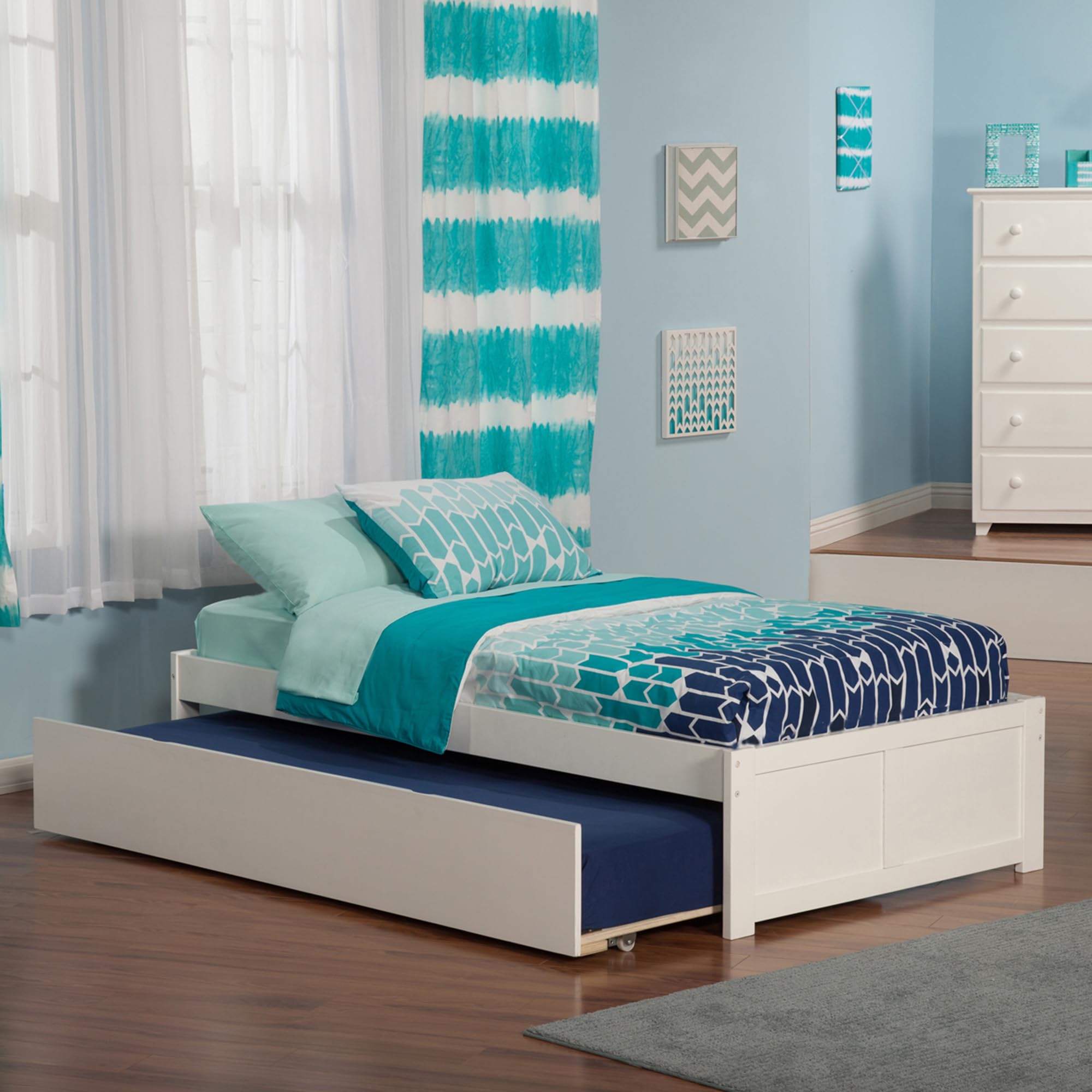 Concord Twin w/ Urban Trundle White