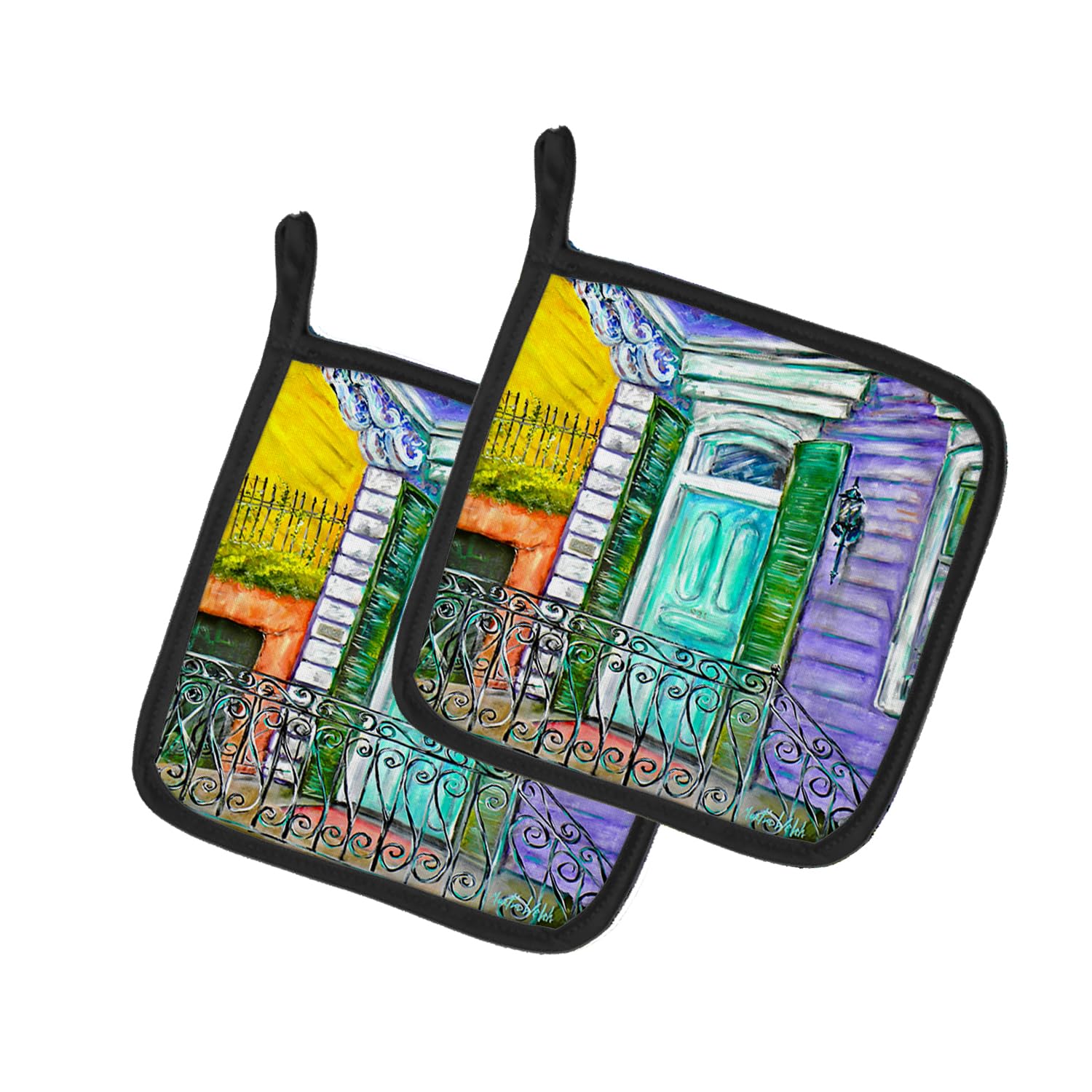 The House Next Door Pair of Pot Holders