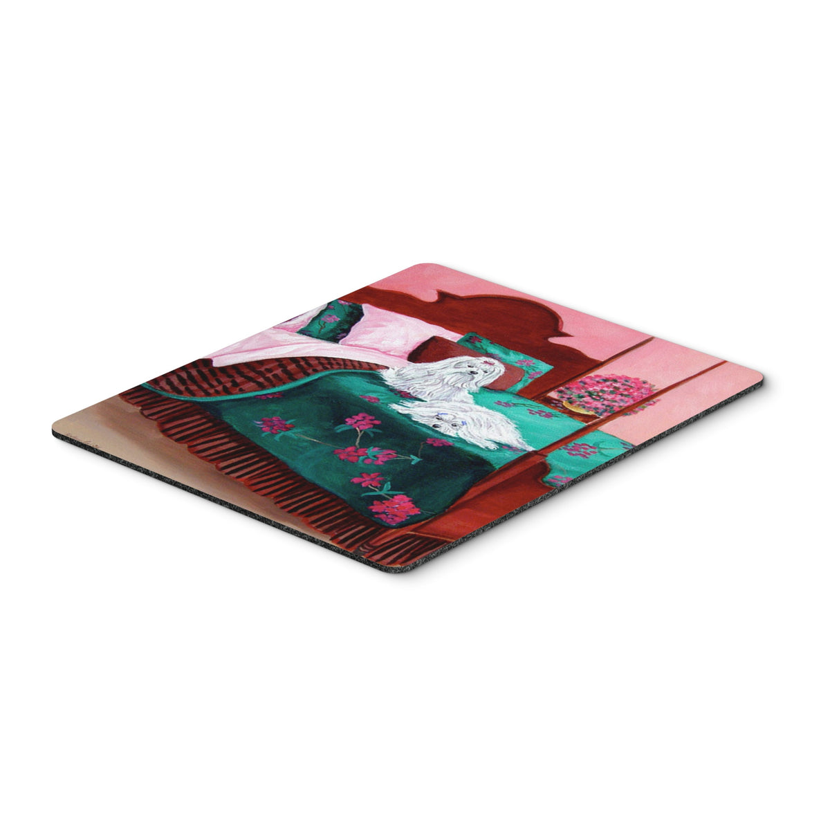 Caroline'S Treasures Mouse/Hot Pad/Trivet, Maltese Waiting On Mom (7110Mp)