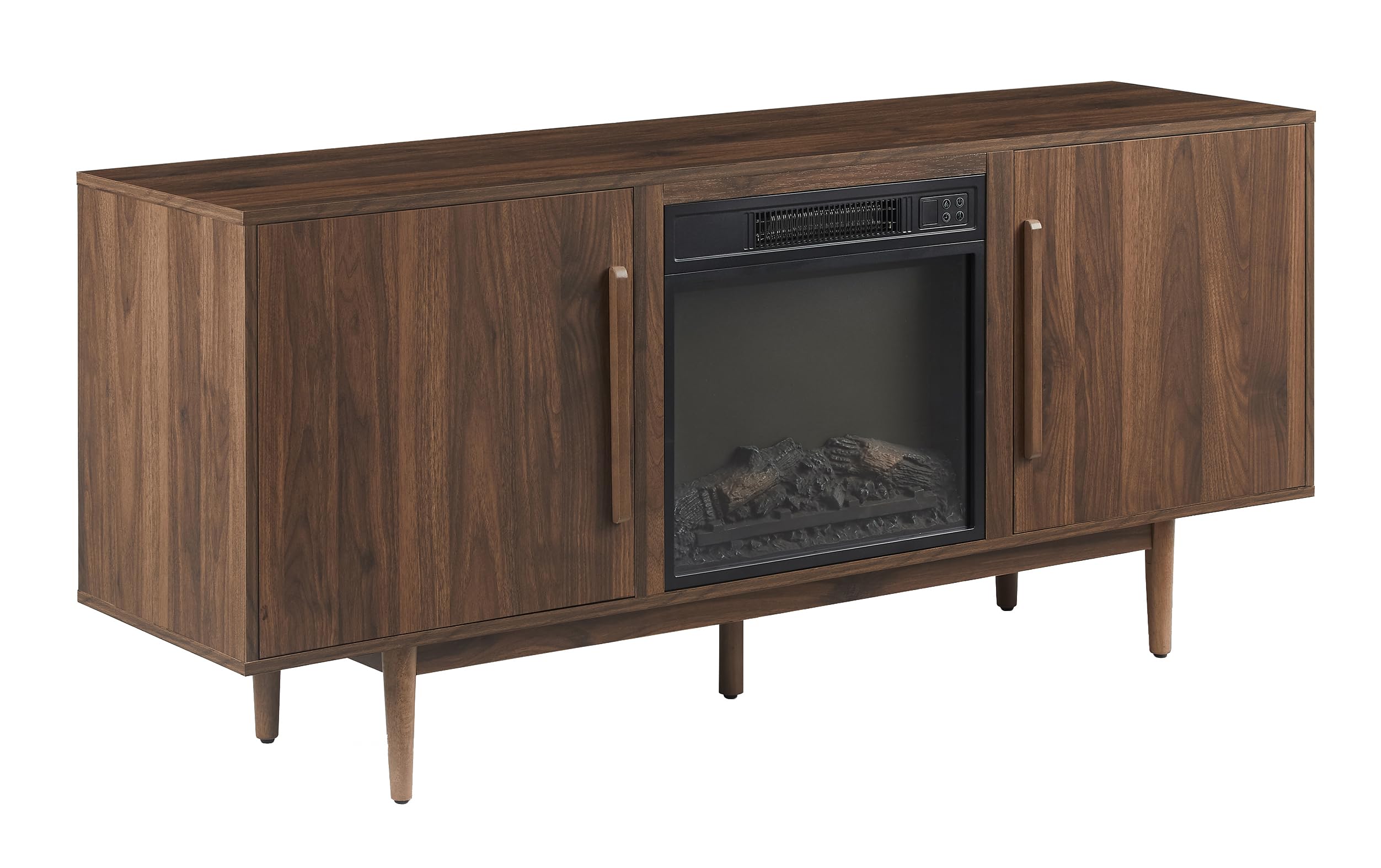 Liam Fireplace Tv Stand For 65 Tv Walnut