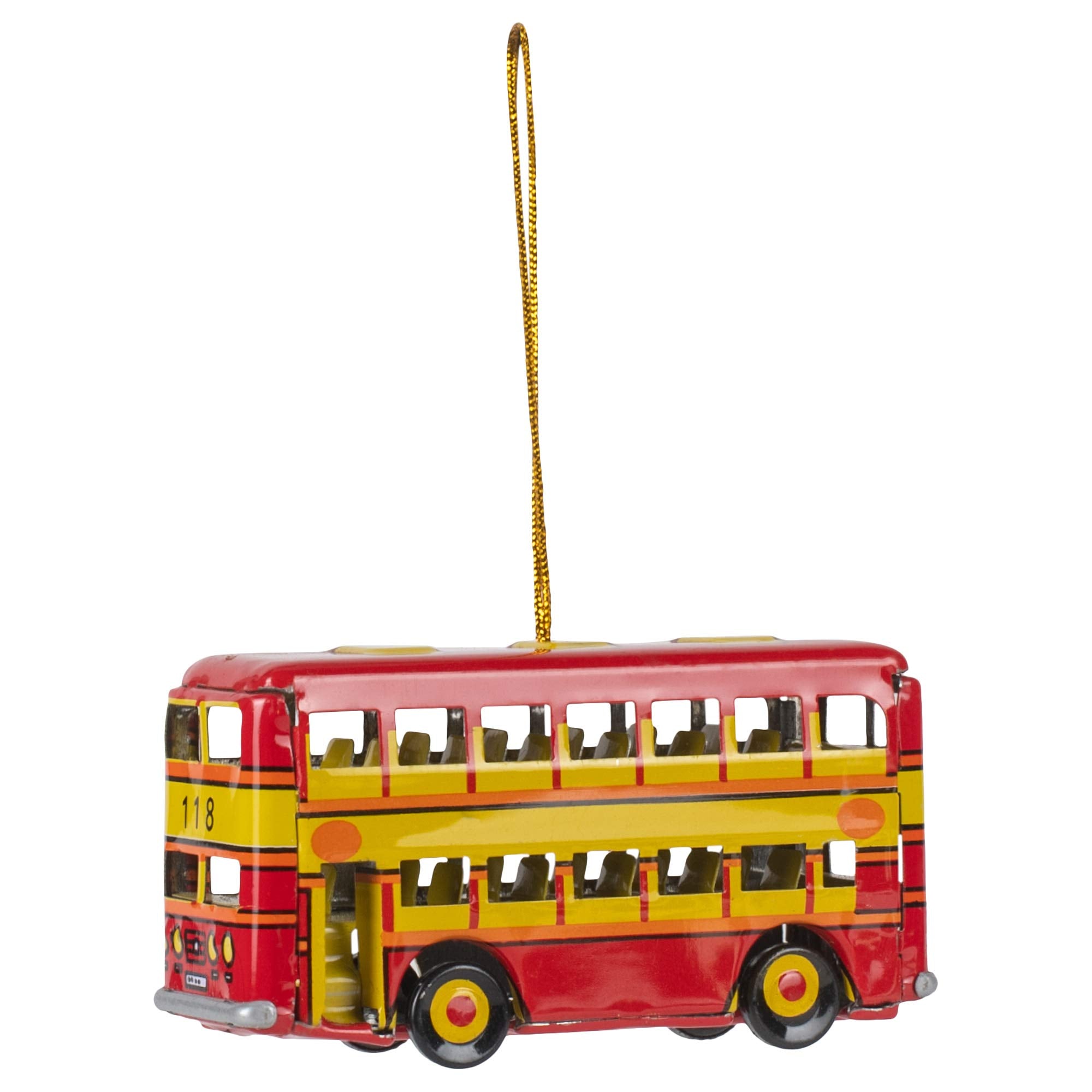 ORNMNT-TIN DBLDECKRBUS EACH
