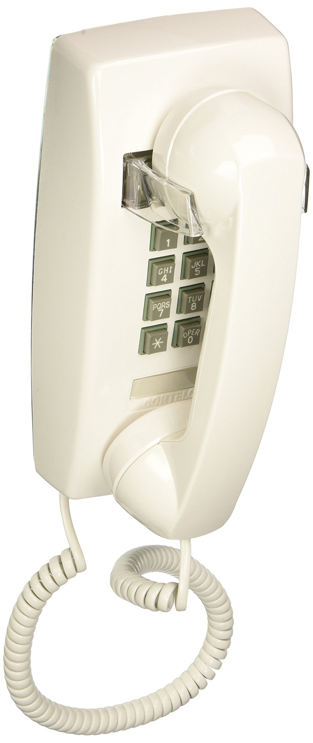 Cortelco 255415-Vba-20M Single Line White Wall Telephone