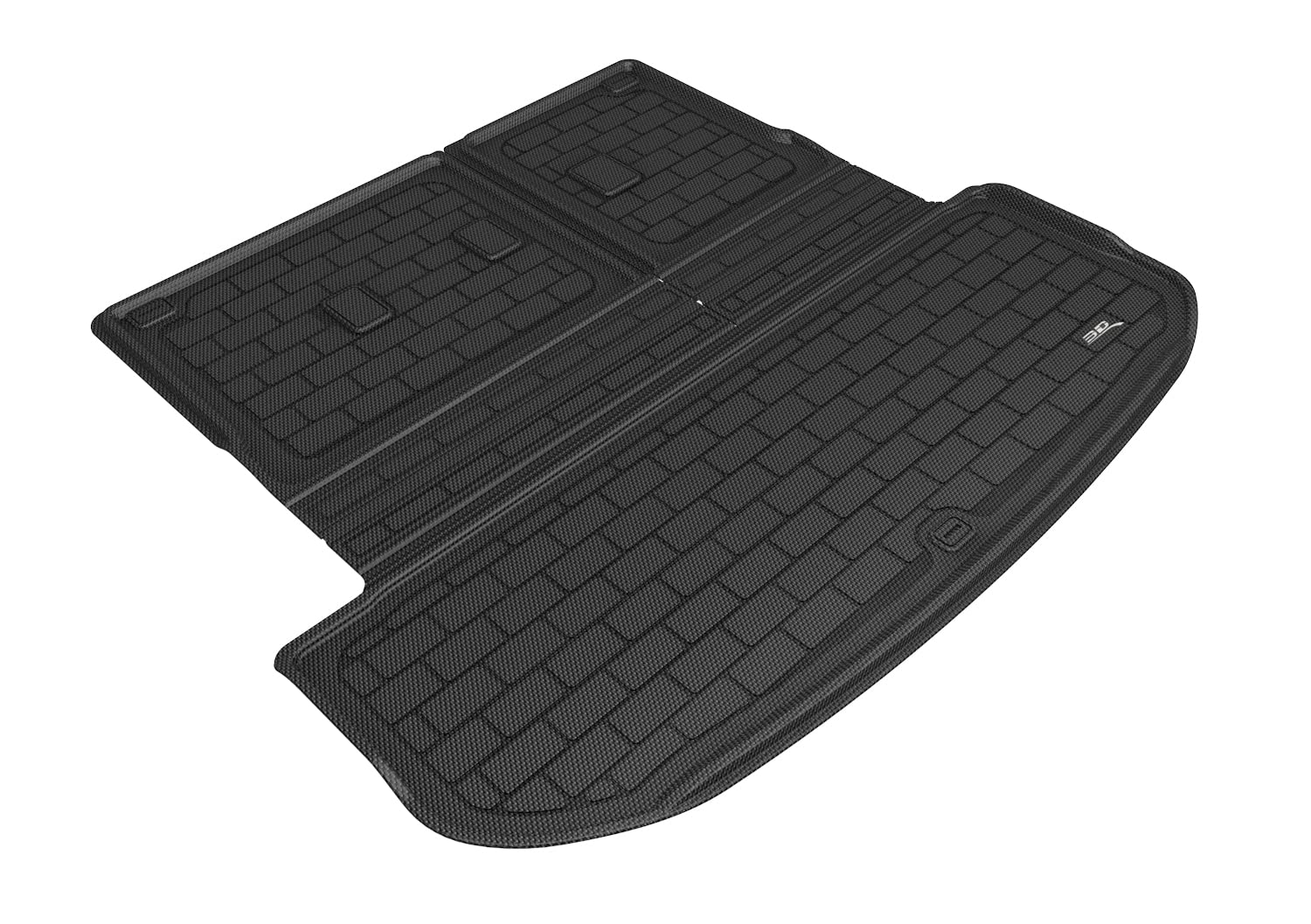 3D MAXpider HYUNDAI PALISADE 2020-2022 CROSS FOLD KAGU BLACK BEHIND 2ND ROW CARGO LINER