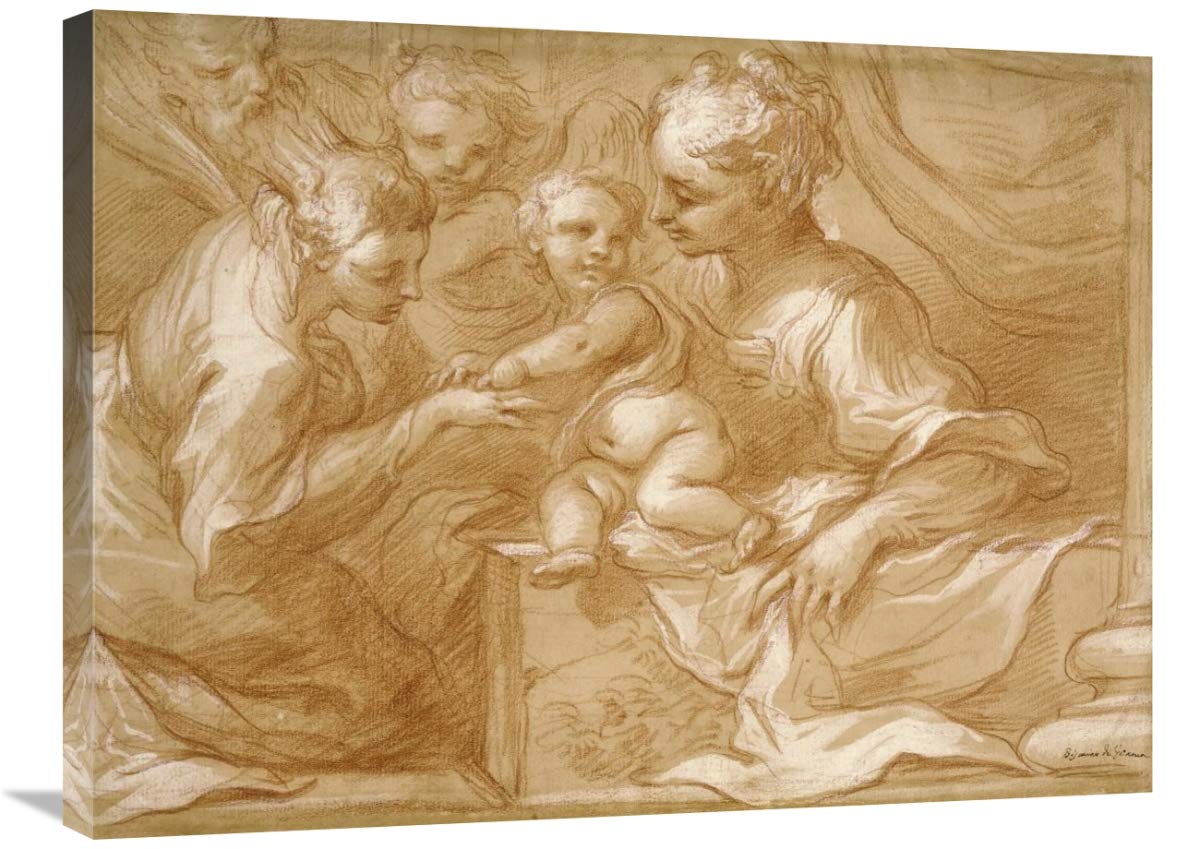 Mystic Marriage of Saint Catherine-Canvas Art-32x24”