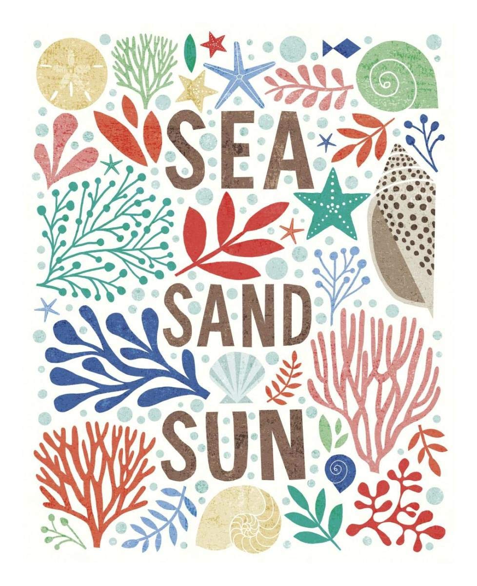 Under Sea Treasures III -Paper Art-22x26”
