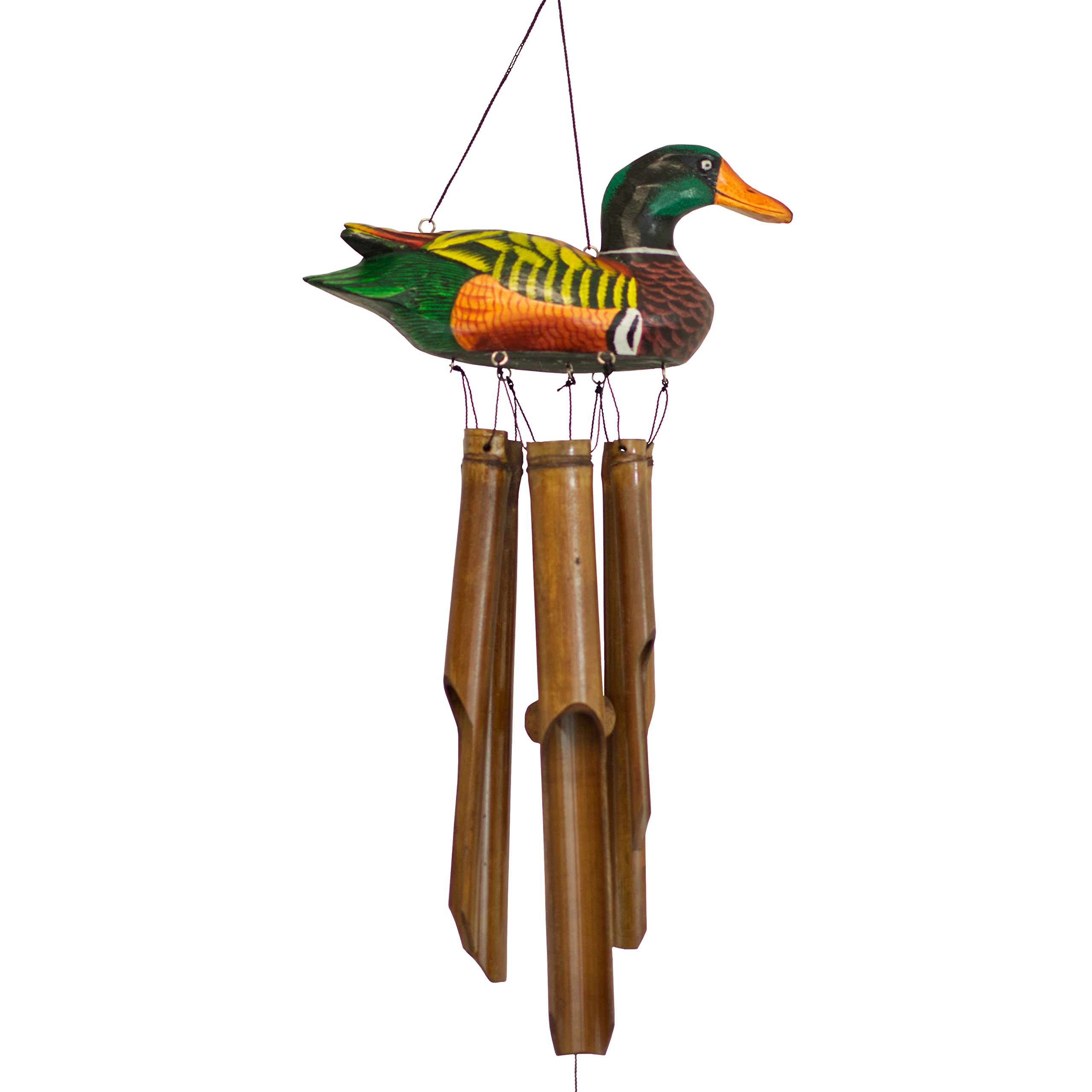 Male Mallard Bamboo Wind Chime