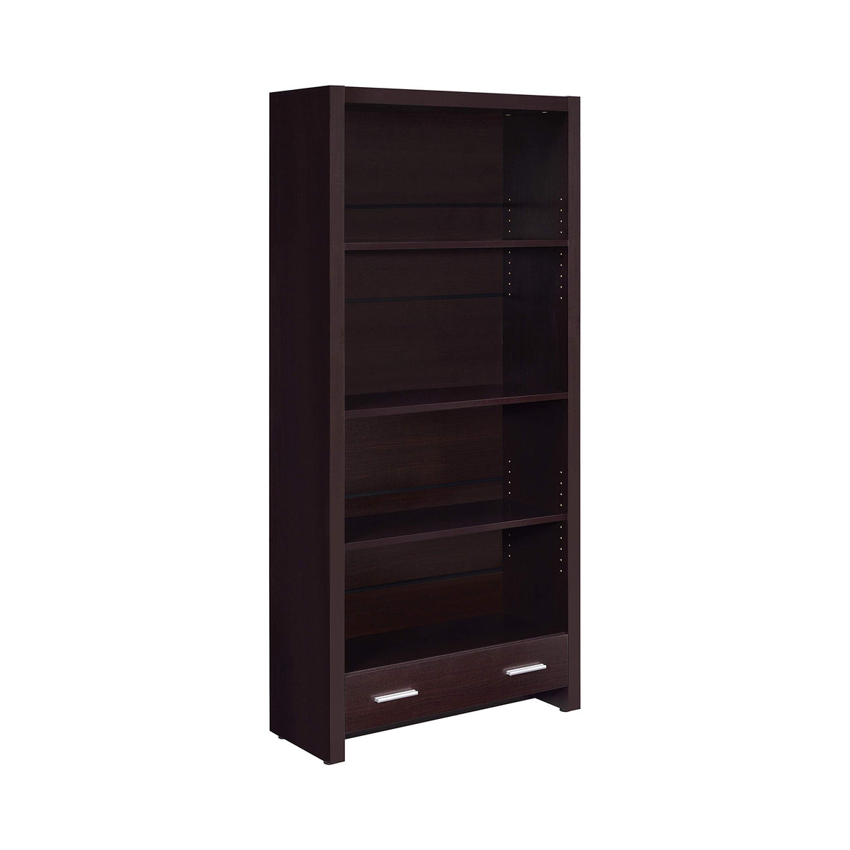 Benjara Wooden Bookcase With 3 Shelves And 1 Drawer, Brown