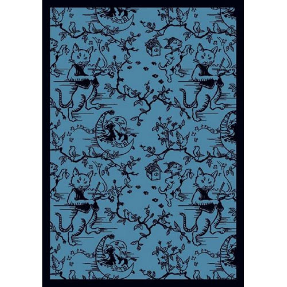Joy Carpets Kaleidoscope Fancy Fiddler 310 x 54??Indoor Area Rug in Color Blue