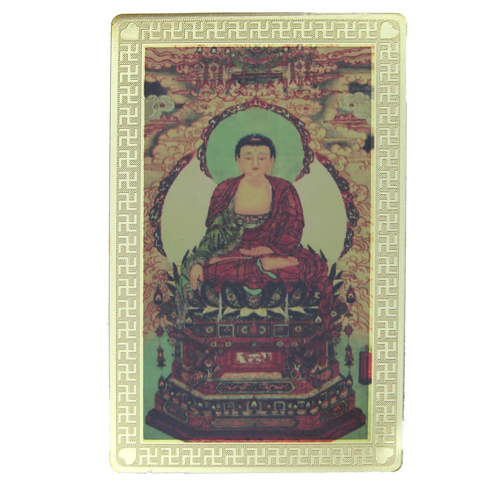 Sakyamuni Buddha with SheLi Pagoda Talisman Card