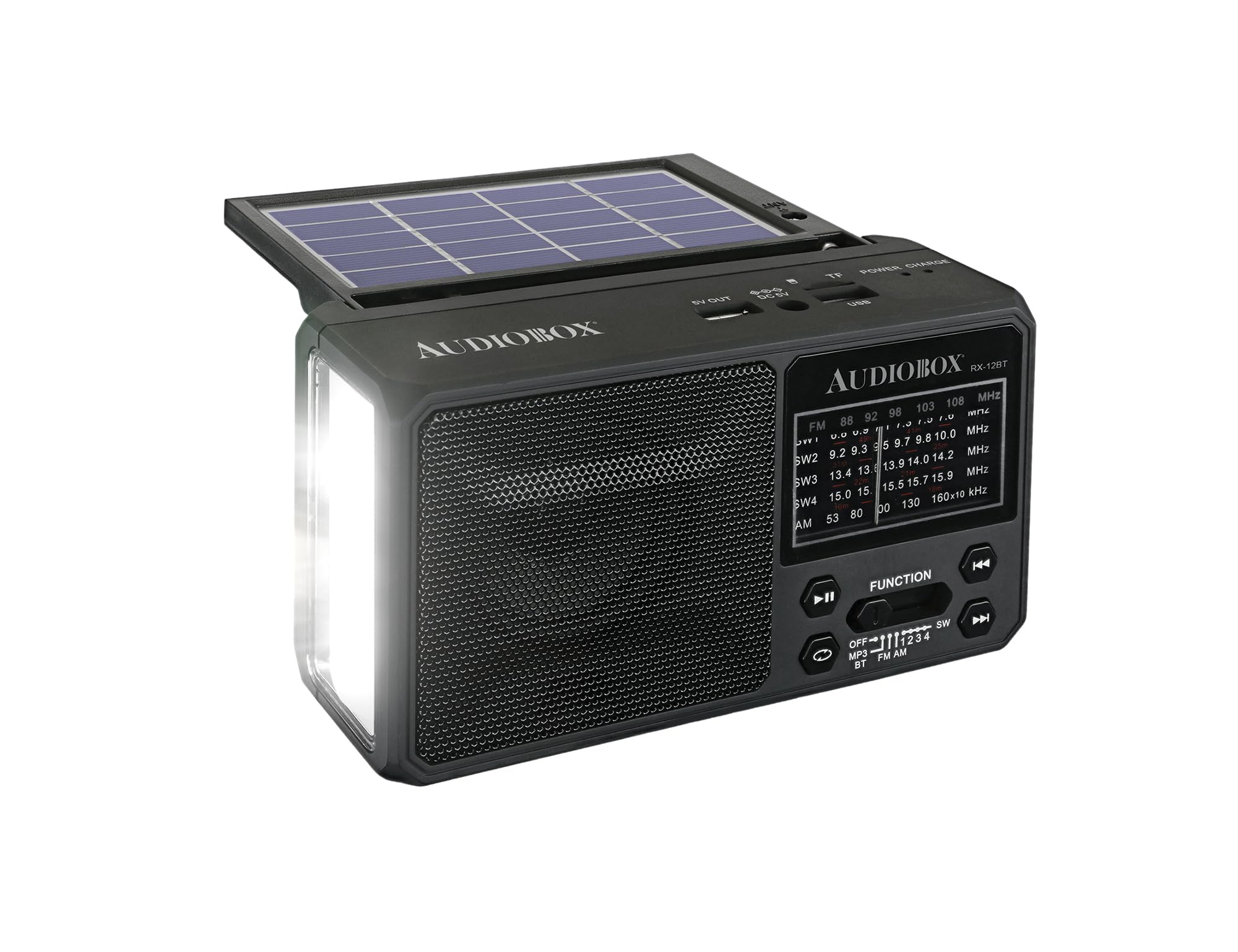 Audiobox RX-12BT Multiband Solar Emergency Radio