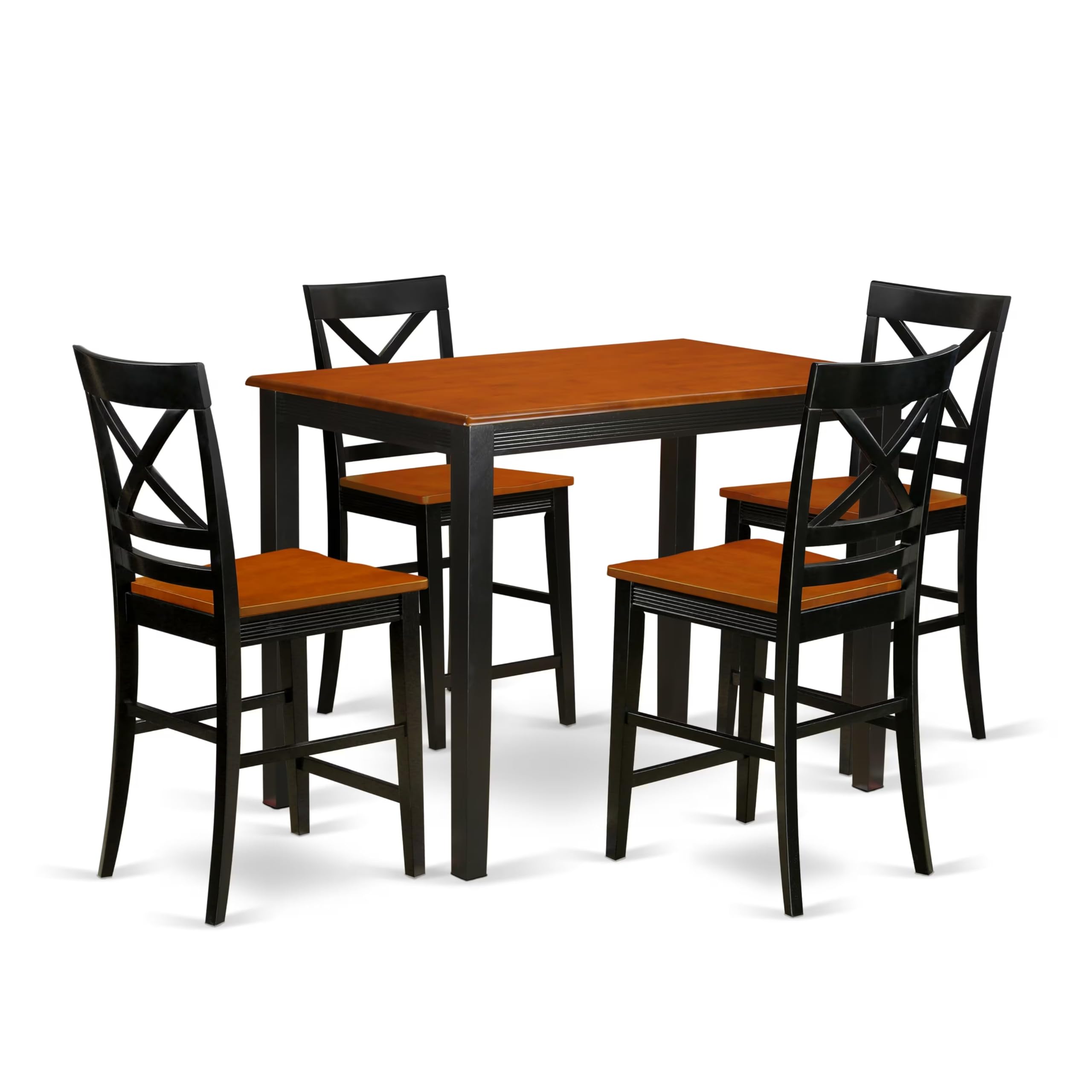 5  Pc  counter  height  Dining  room  set-pub  Dining  Table  and  4  Dining  Chairs.