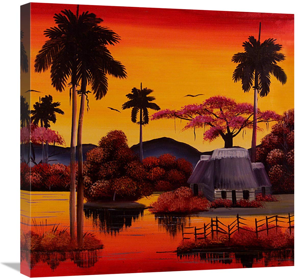 Palms Way-Canvas Art-24x24”