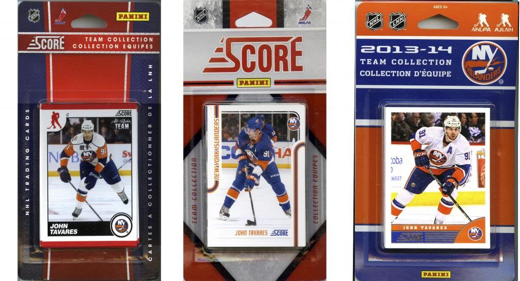 NHL New York Islanders 3 Different Licensed Trading Card Team Sets