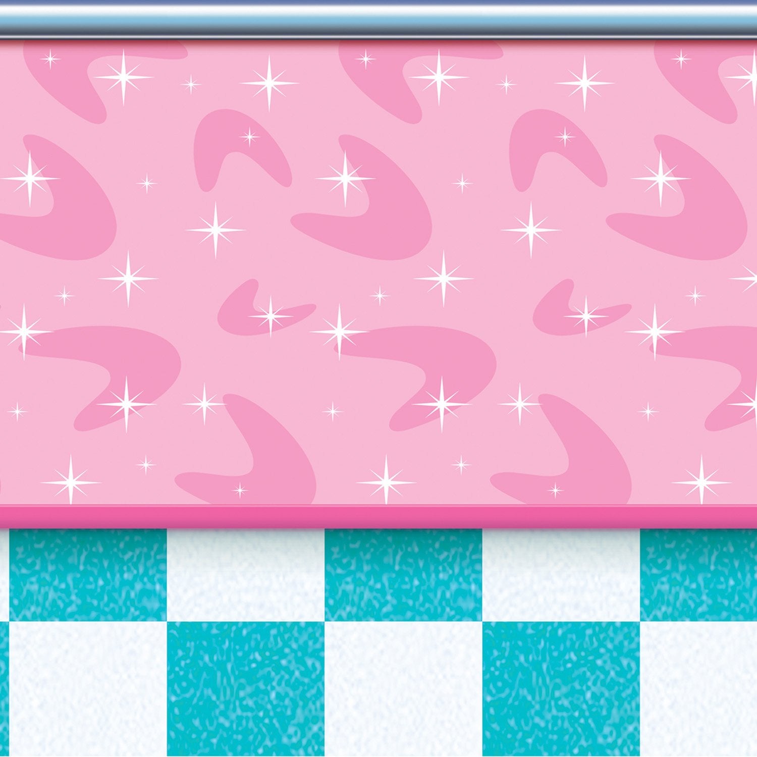 50s Soda Shop Backdrop