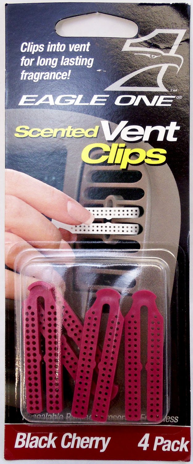EAGLE ONE - BLACK CHERRY SCENTED VENT CLIPS 4 PACK