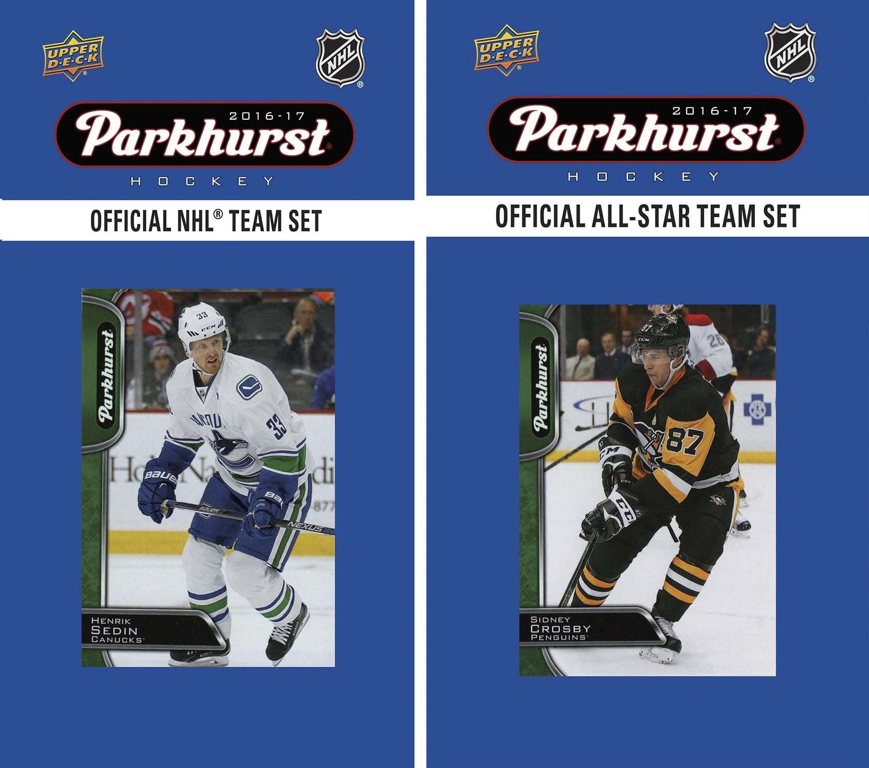 NHL Vancouver Canucks 2016 Parkhurst Team Set and an all-star set