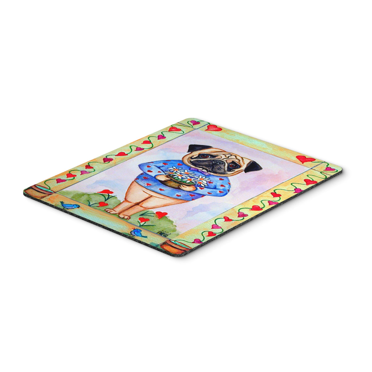 Caroline'S Treasures Mouse/Hot Pad/Trivet, Pug Valentine'S Hearts (7132Mp)