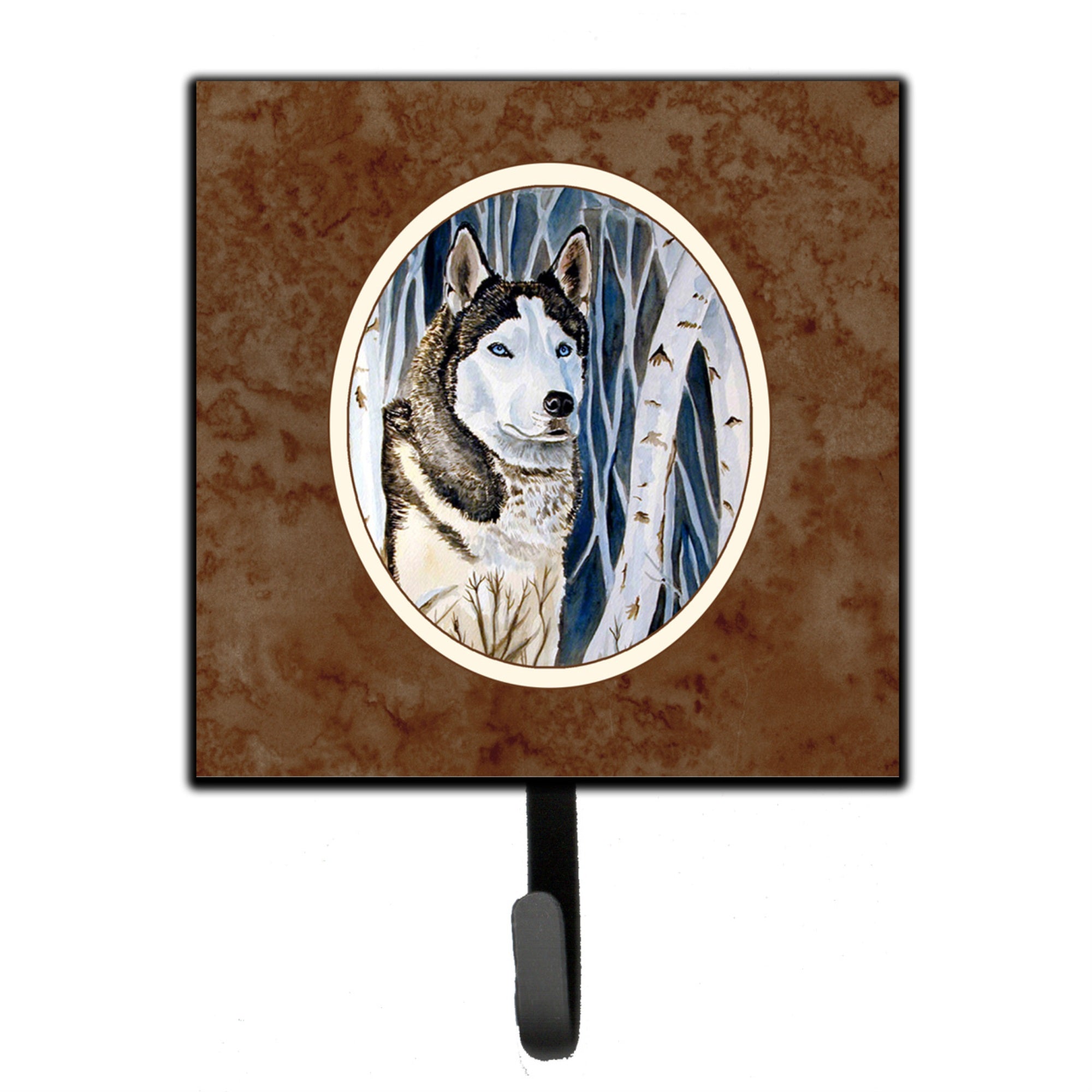 Caroline'S Treasures Siberian Husky Leash Or Key Holder 7137Sh4, Small, Multicolor