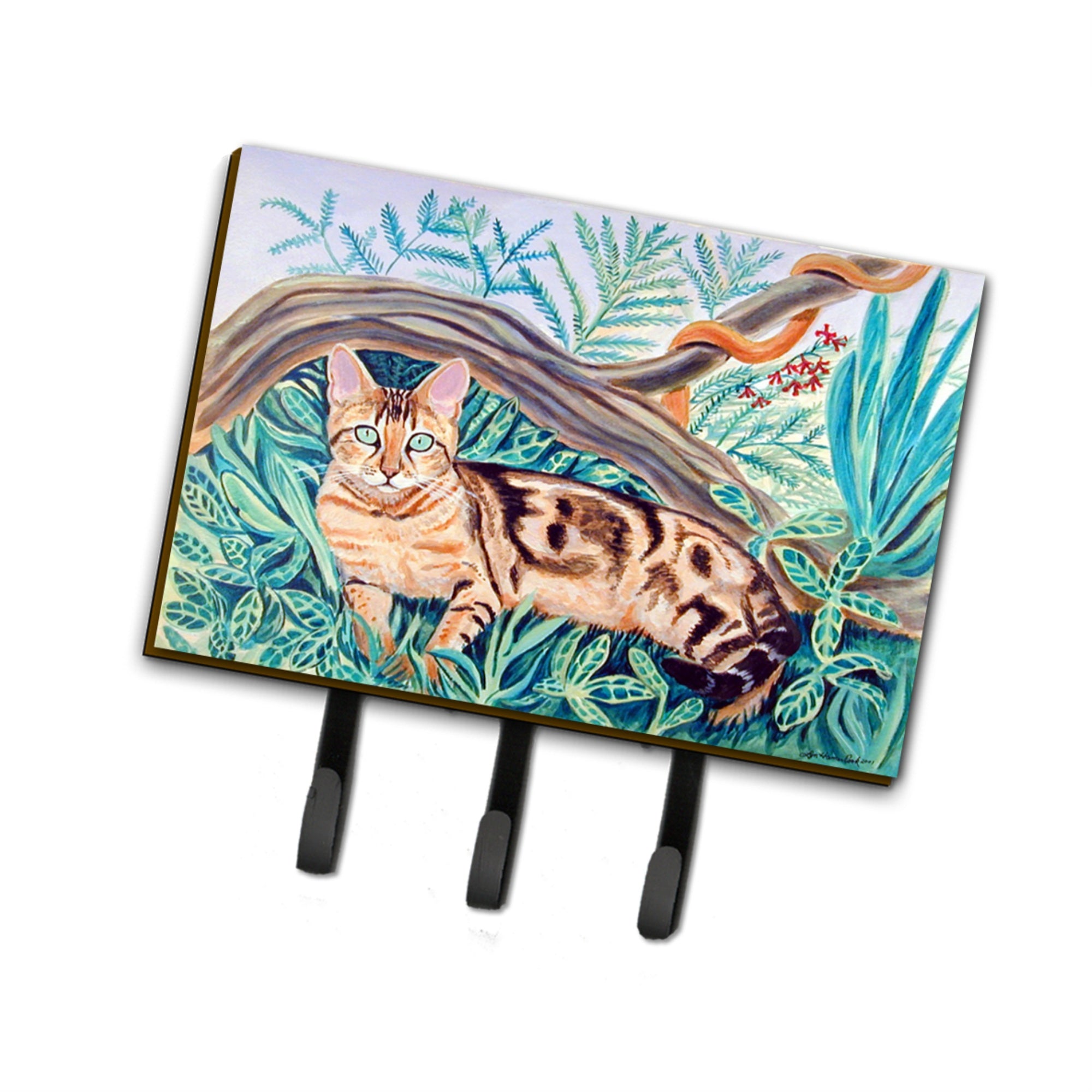 Caroline'S Treasures 7139Th68 Cat-Maine Coon Leash Holder Or Key Hook, Large, Multicolor