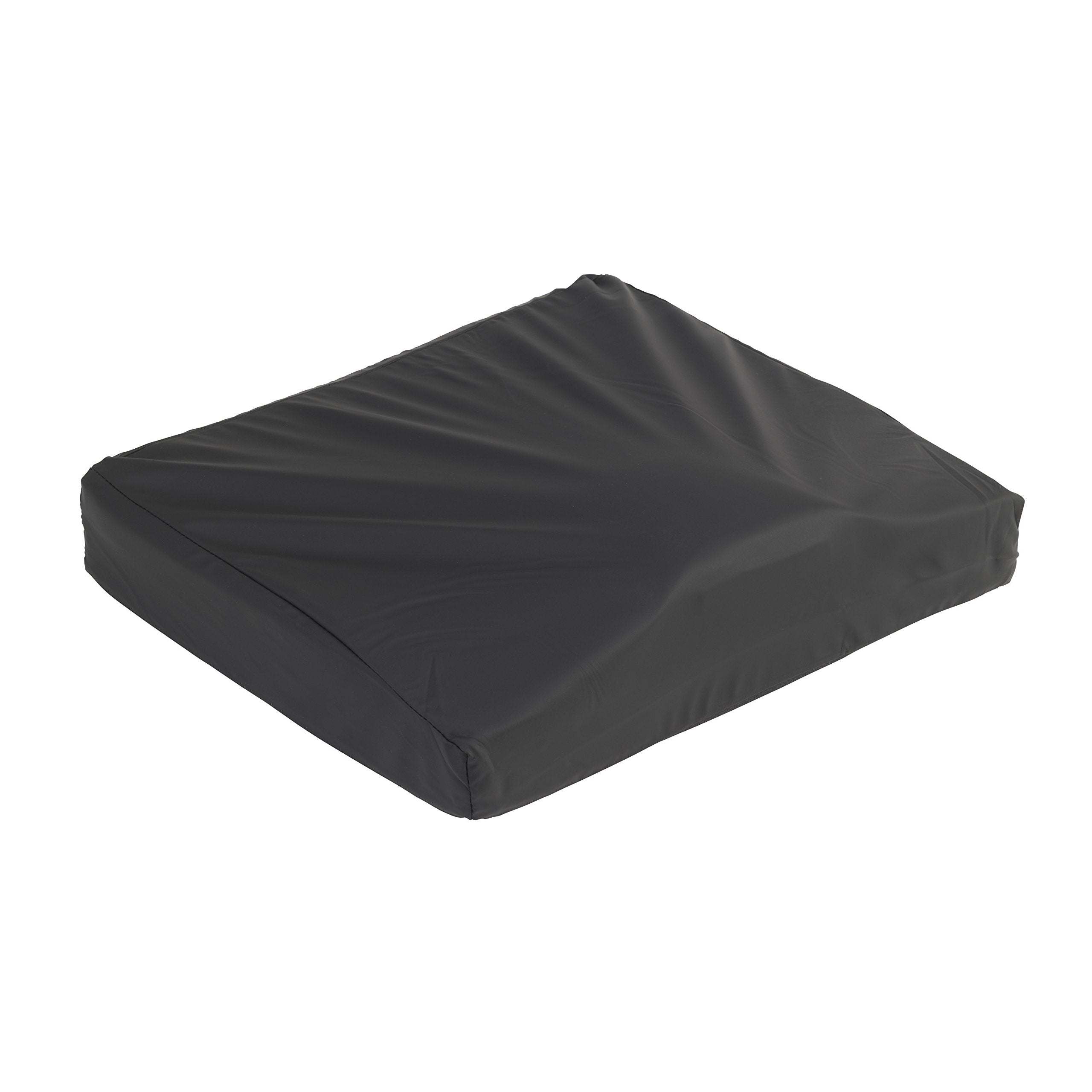 Drive Medical Titanium Gel/Foam Wheelchair Cushion, 20 x 18 Inch, Black