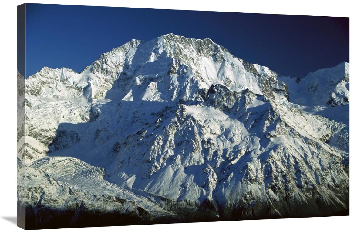 Mt Cook eastern side in winter, Mt Cook NP, New Zealand-Canvas Art-36x24”