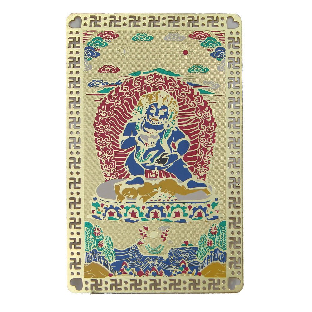 Black DzambhalaTalisman Card