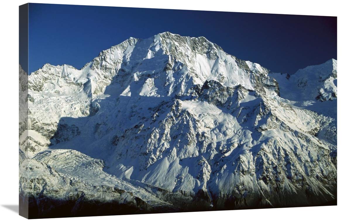 Mt Cook eastern side in winter, Mt Cook NP, New Zealand-Canvas Art-30x20”