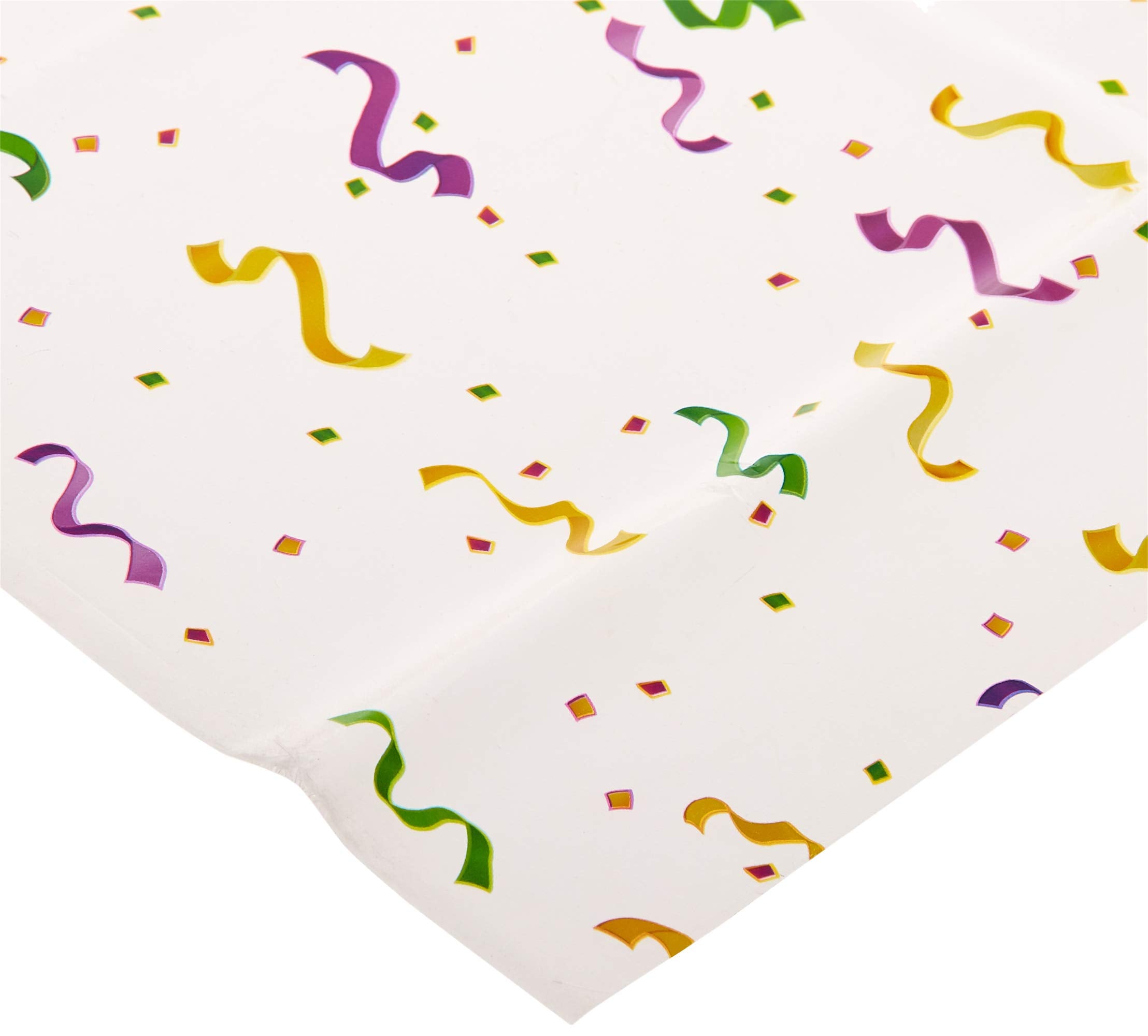 Mardi Gras Confetti & Serpentine Border