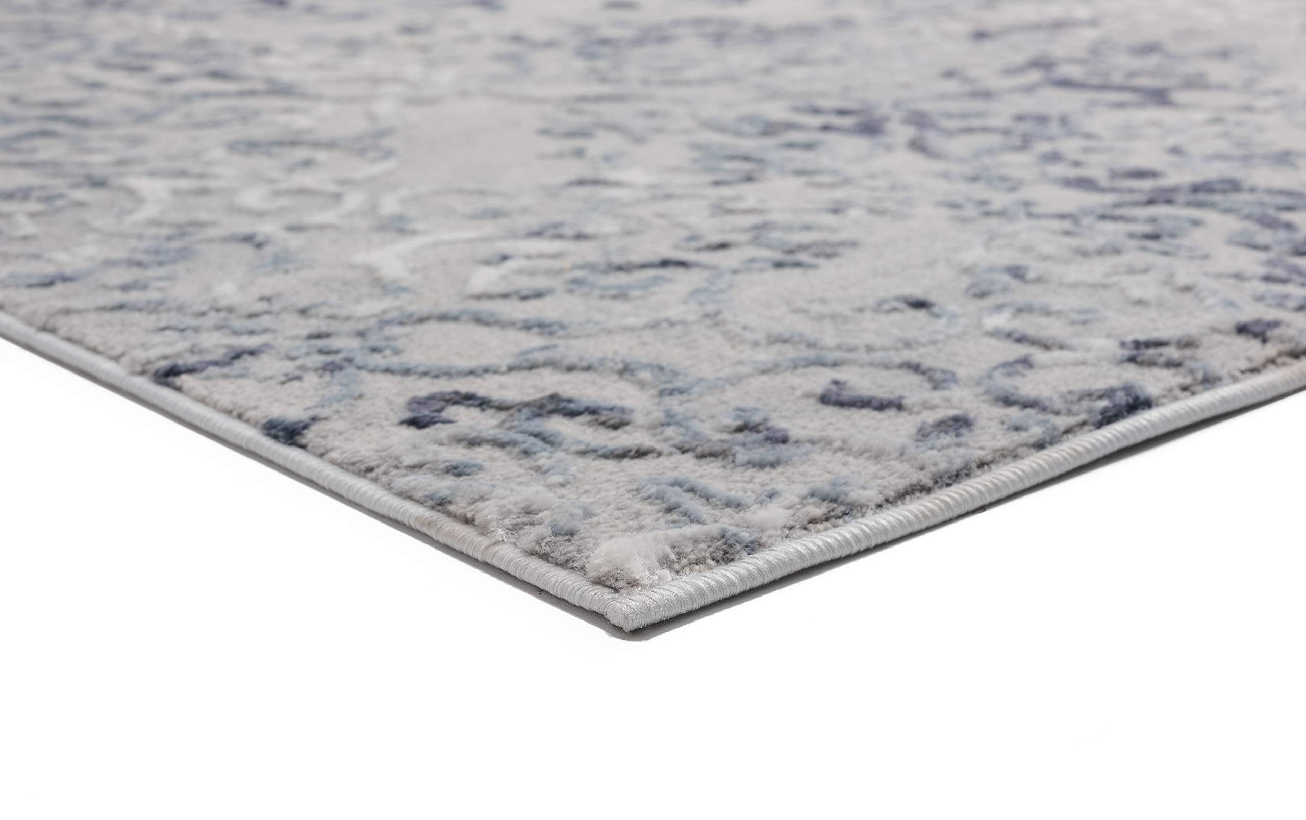 United Weavers Cascades Marblemount Blue Oversize Rug 126 x 15”