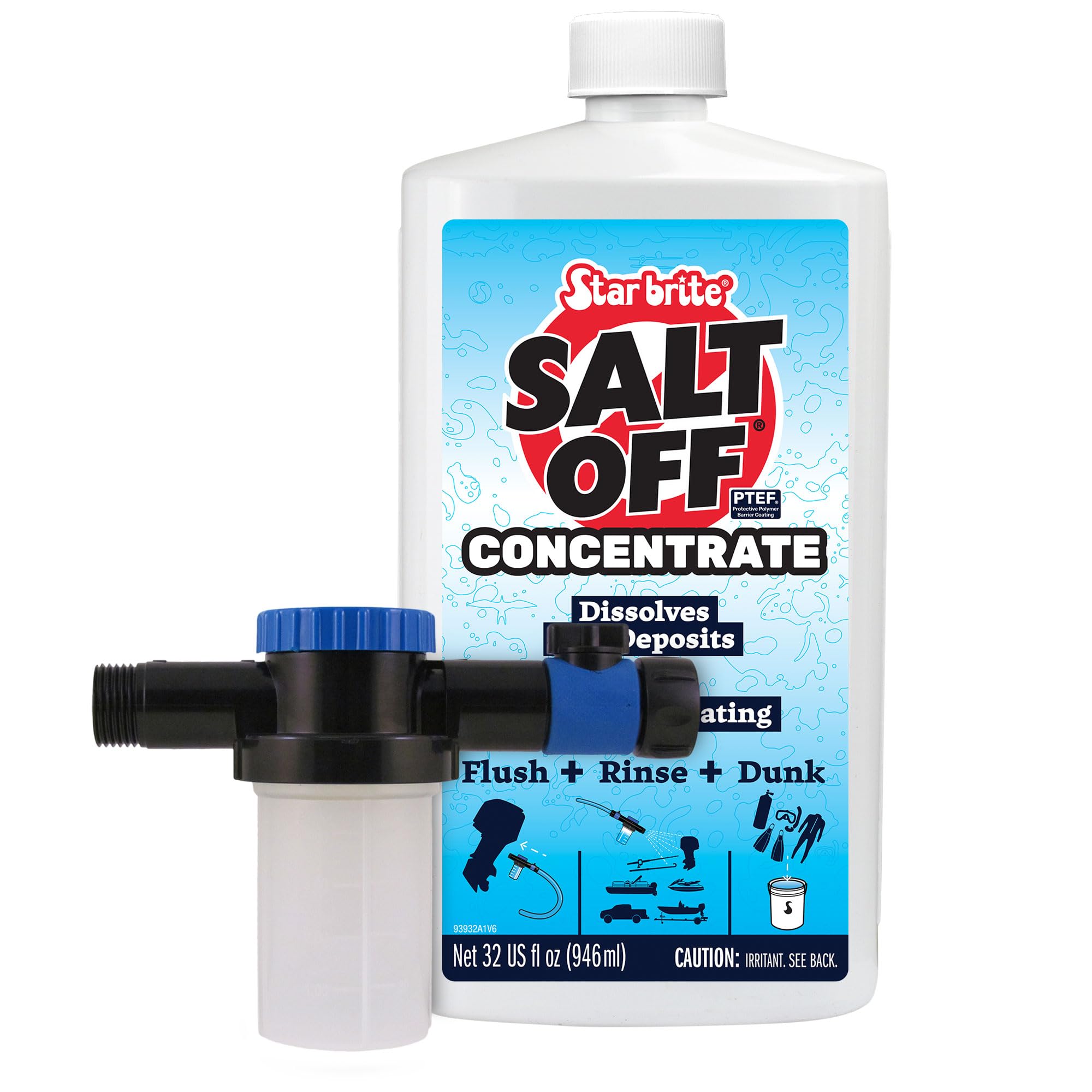 SALT OFF PROTECTOR KIT WITH PTEF 32 OZ. W/APPLICATOR