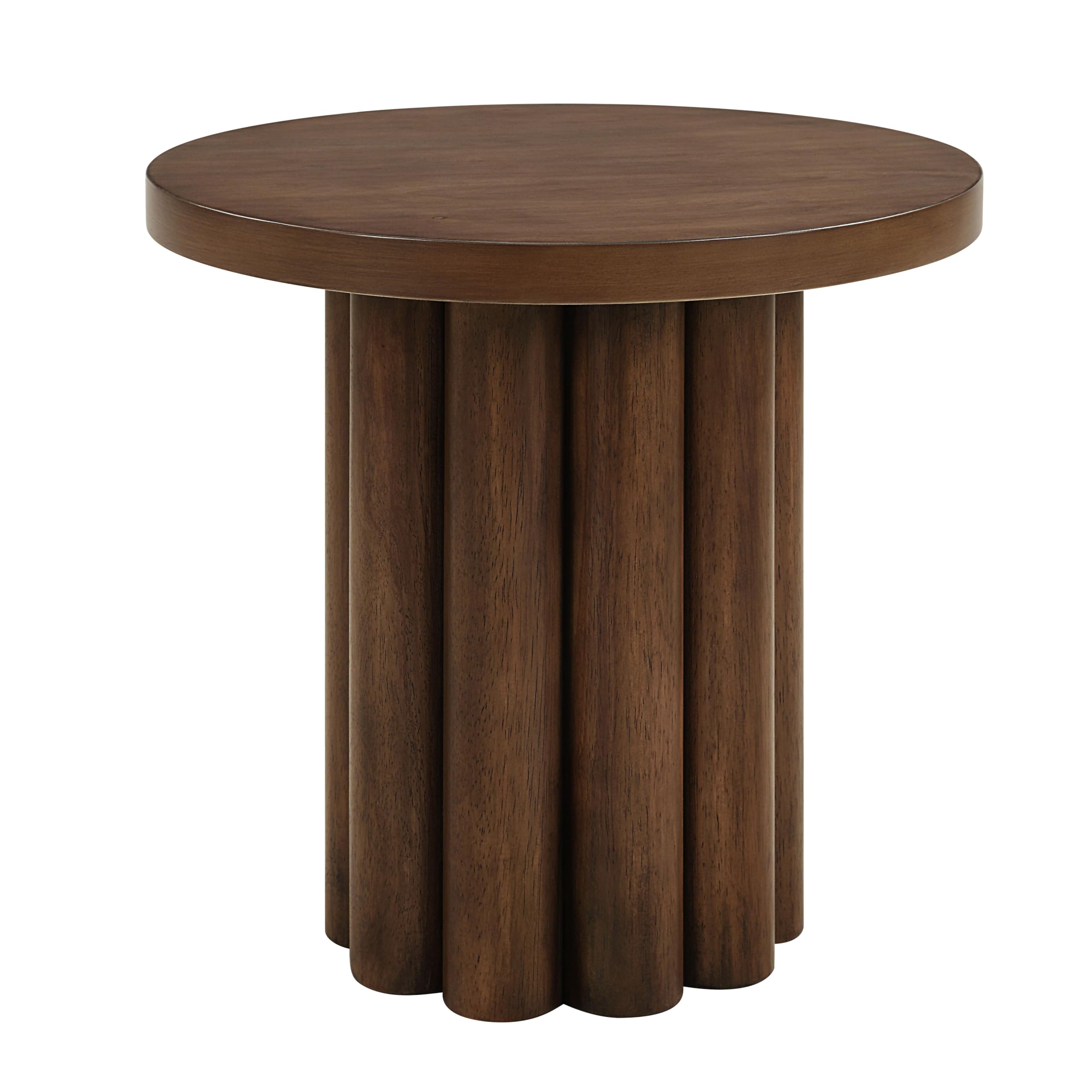 ACME Sanat End Table, Brown Finish