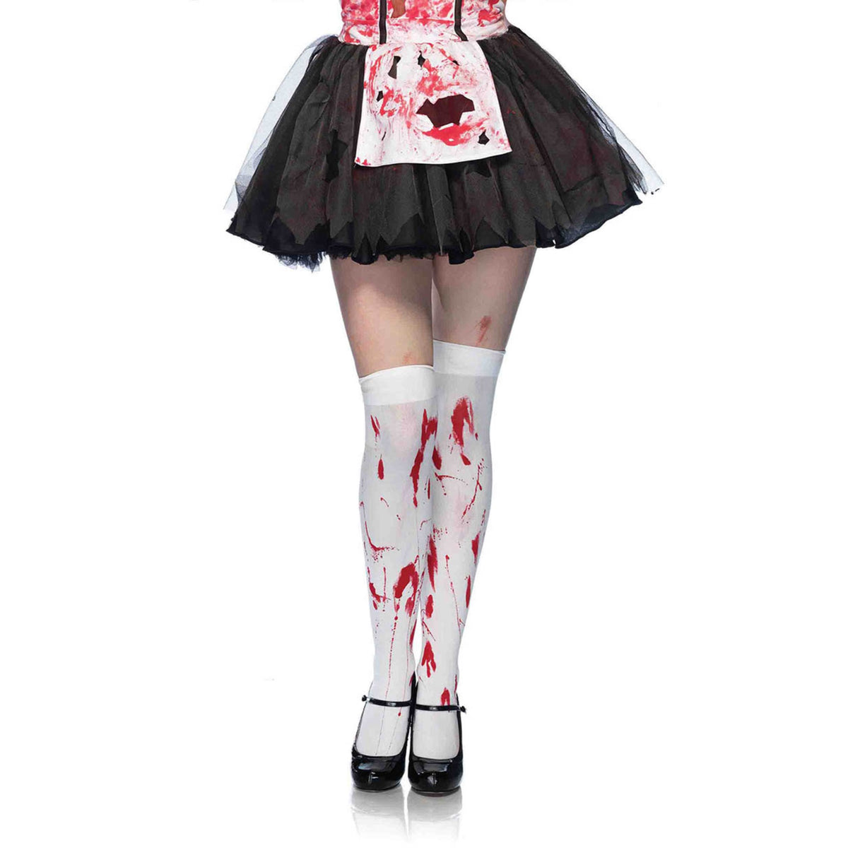 Bloody Zombie Thigh Highs O/S