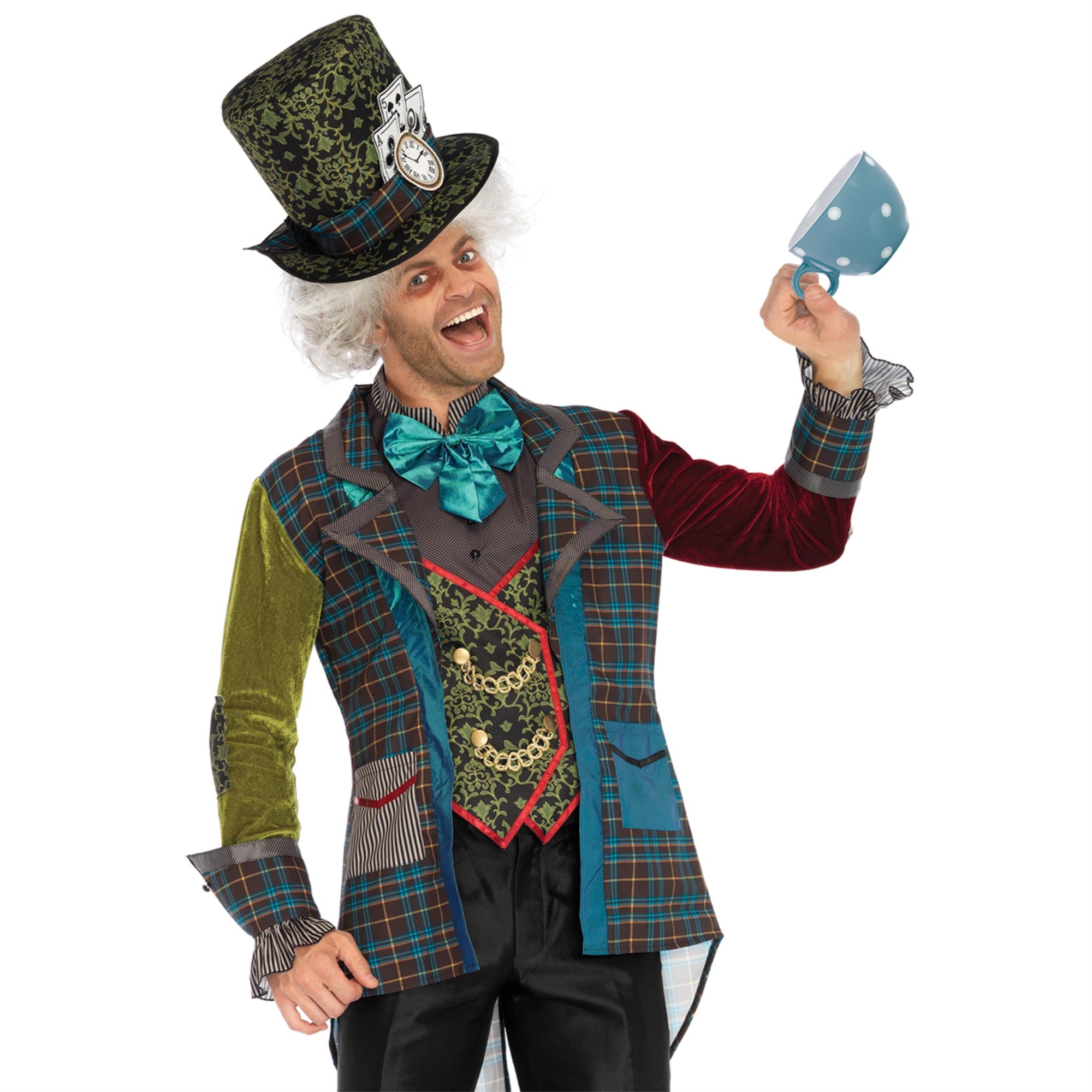 3PC.Deluxe Mad Hatter,includes