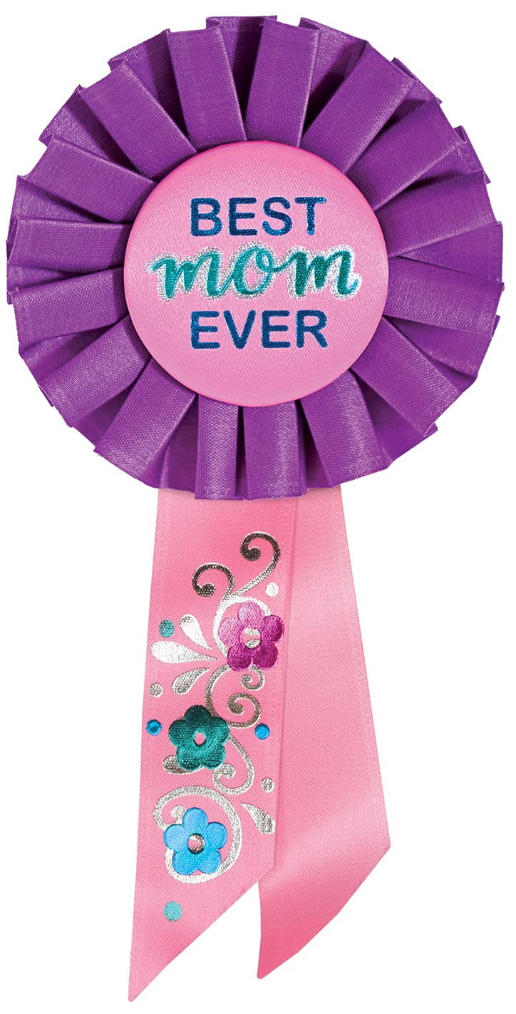 Best Mom Ever Rosette (Pack of 6)