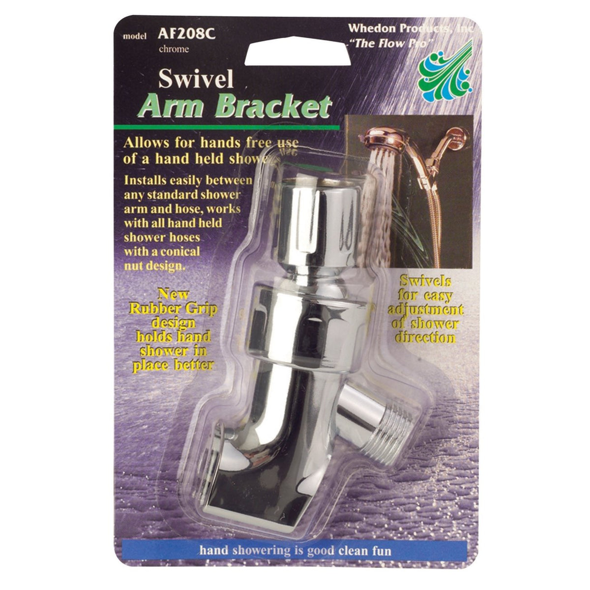 Whedon Products Af208C Swivel Shower Arm Bracket For Handheld Showers
