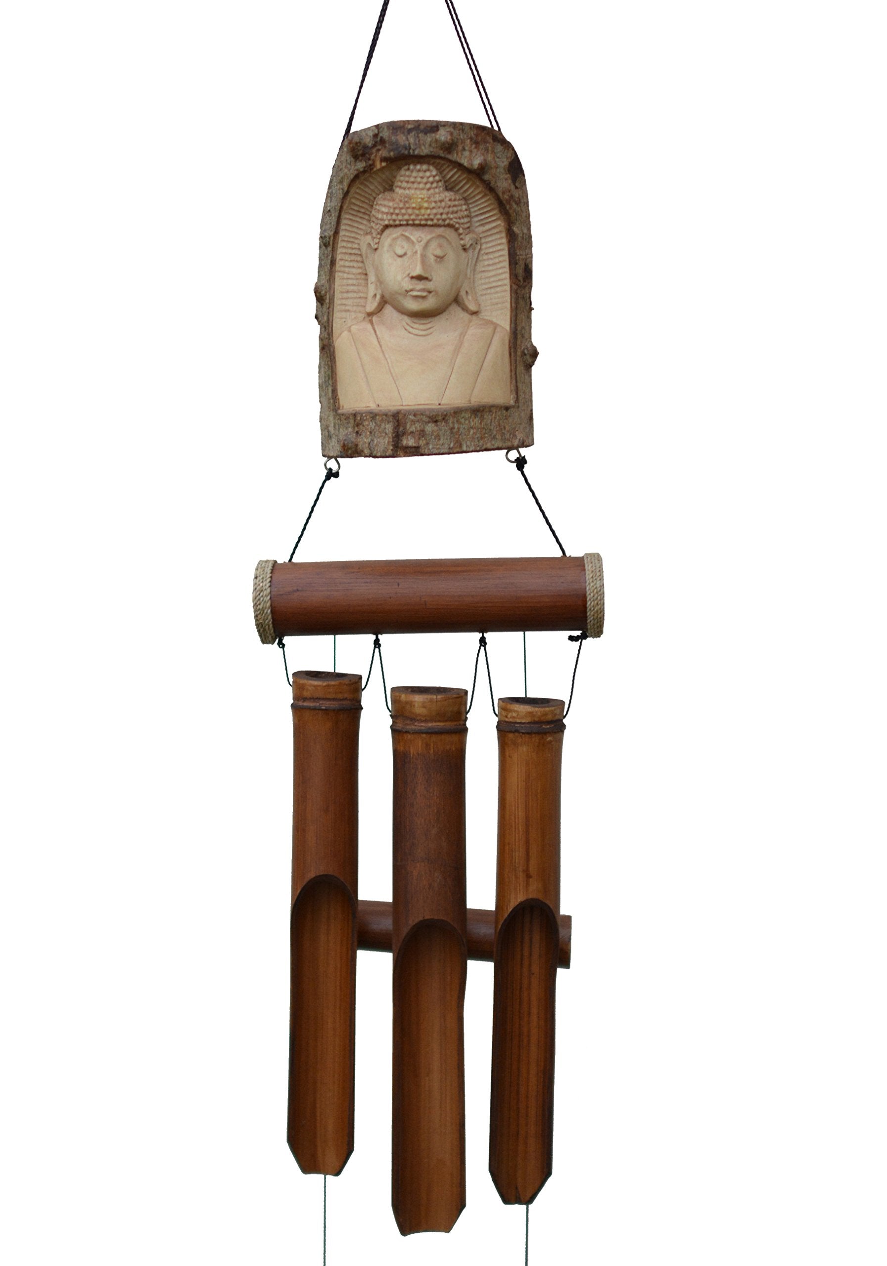Indonesian Buddha In Tree Wind Chime