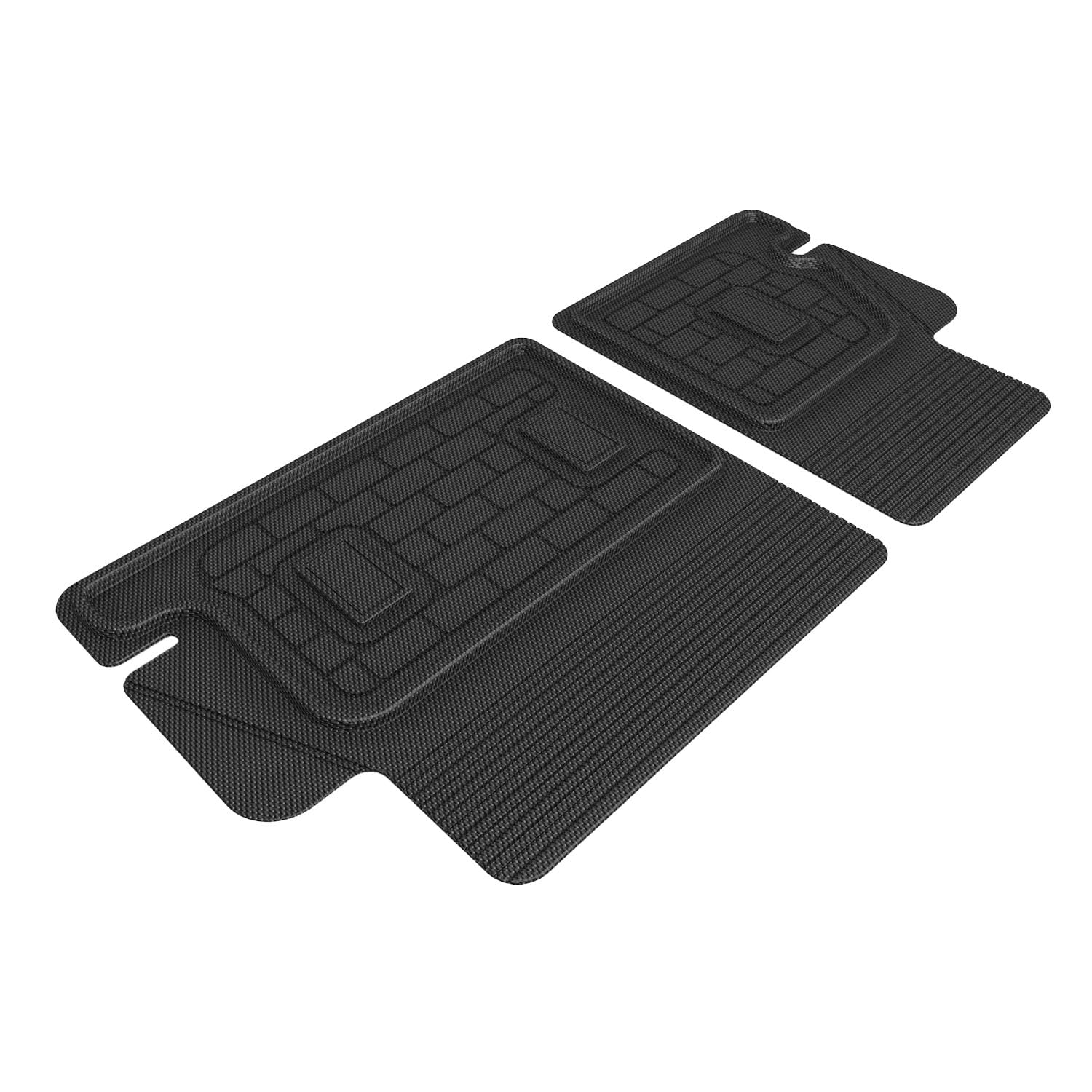 3D MAXpider Compatible with CHEVROLET EQUINOX 2018-2024 KAGU BLACK SEATBACK PROTECTOR