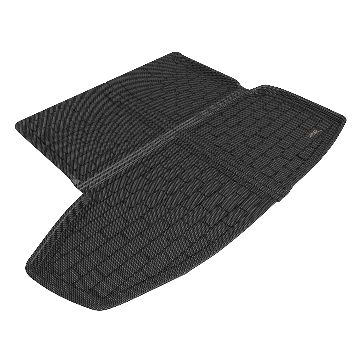 3D MAXpider TESLA MODEL S 2021-2022 REAR UPPER CARGO LINER KAGU BLACK