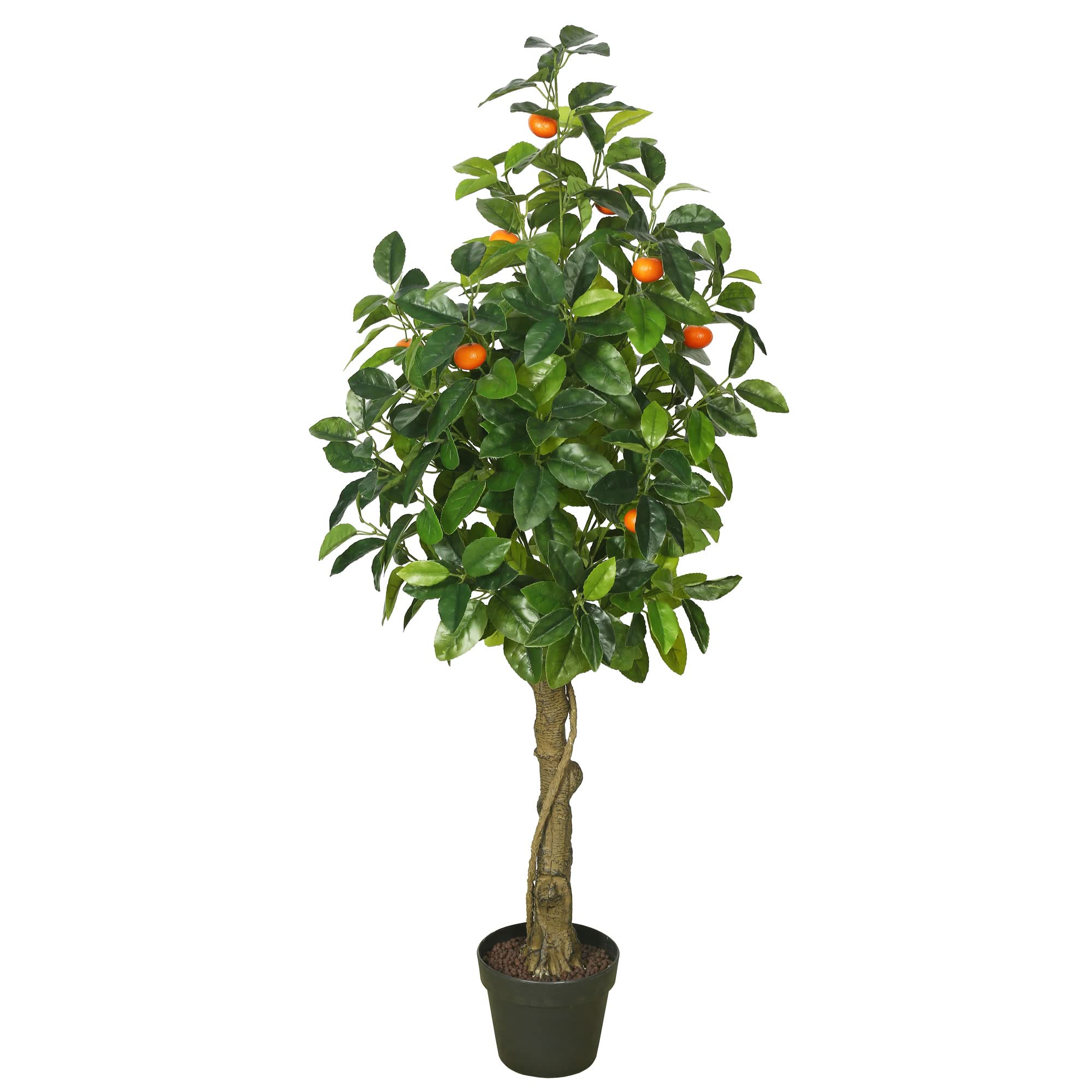 Casafoyer 51” Real Touch Artificial Orange Tree - Lifelike Indoor Decor ( Pack of 2 )